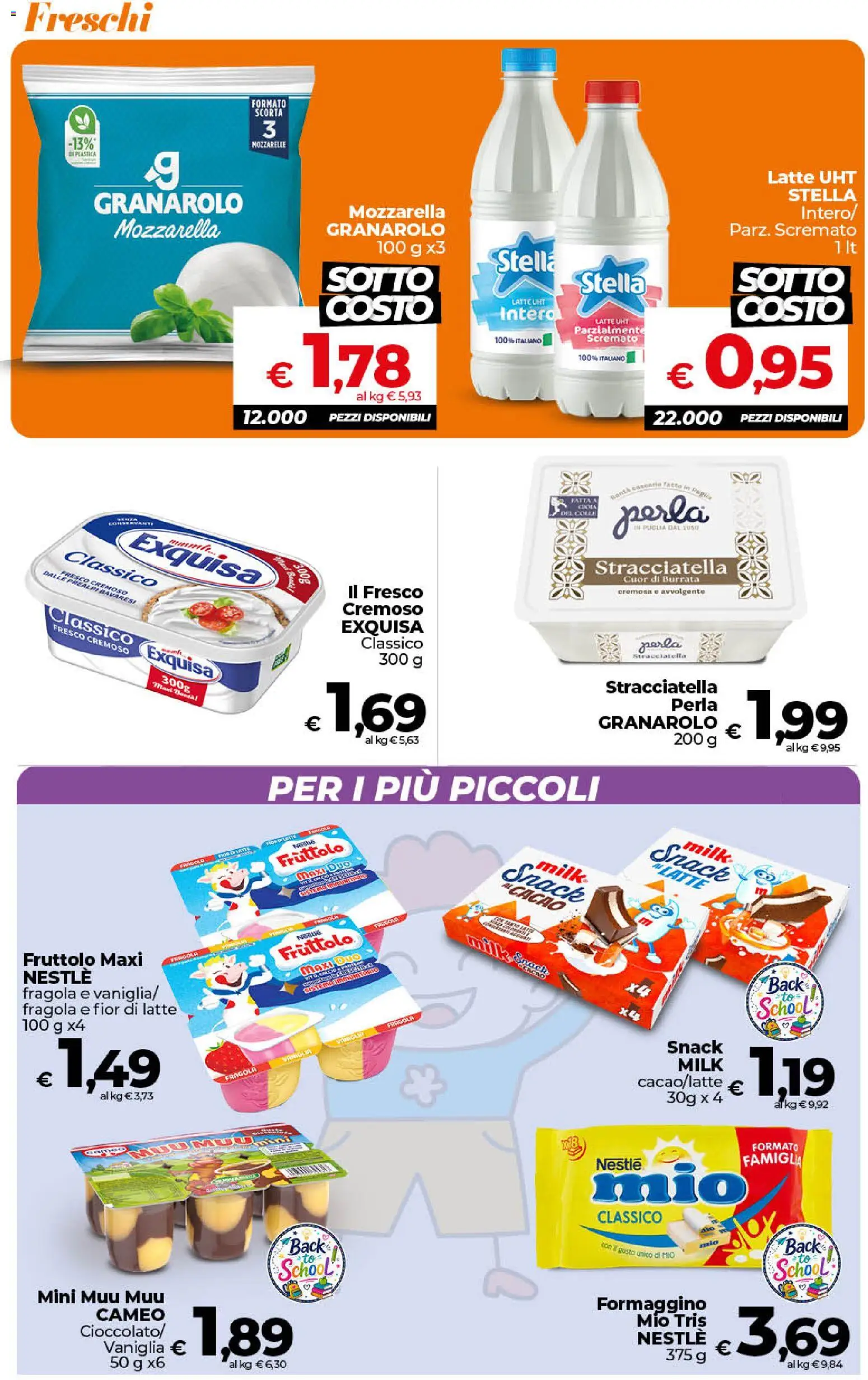 Volantino Ipercoop del 01/09/2026 | Pagina: 13 | Prodotti: Vaniglia, Mozzarella, Latte, Burrata
