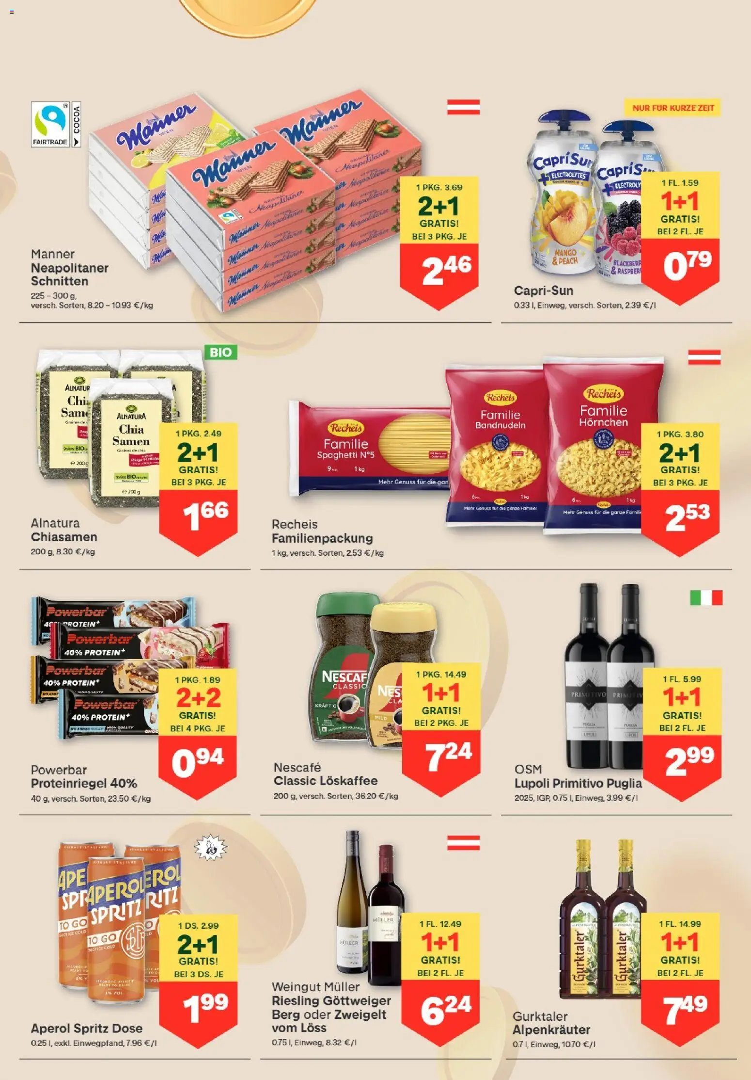 MPREIS Altenmarkt im Pongau gültig ab 15.10.2026 | Seite: 7 | Produkte: Mango, Aperol, Proteinriegel, Spaghetti