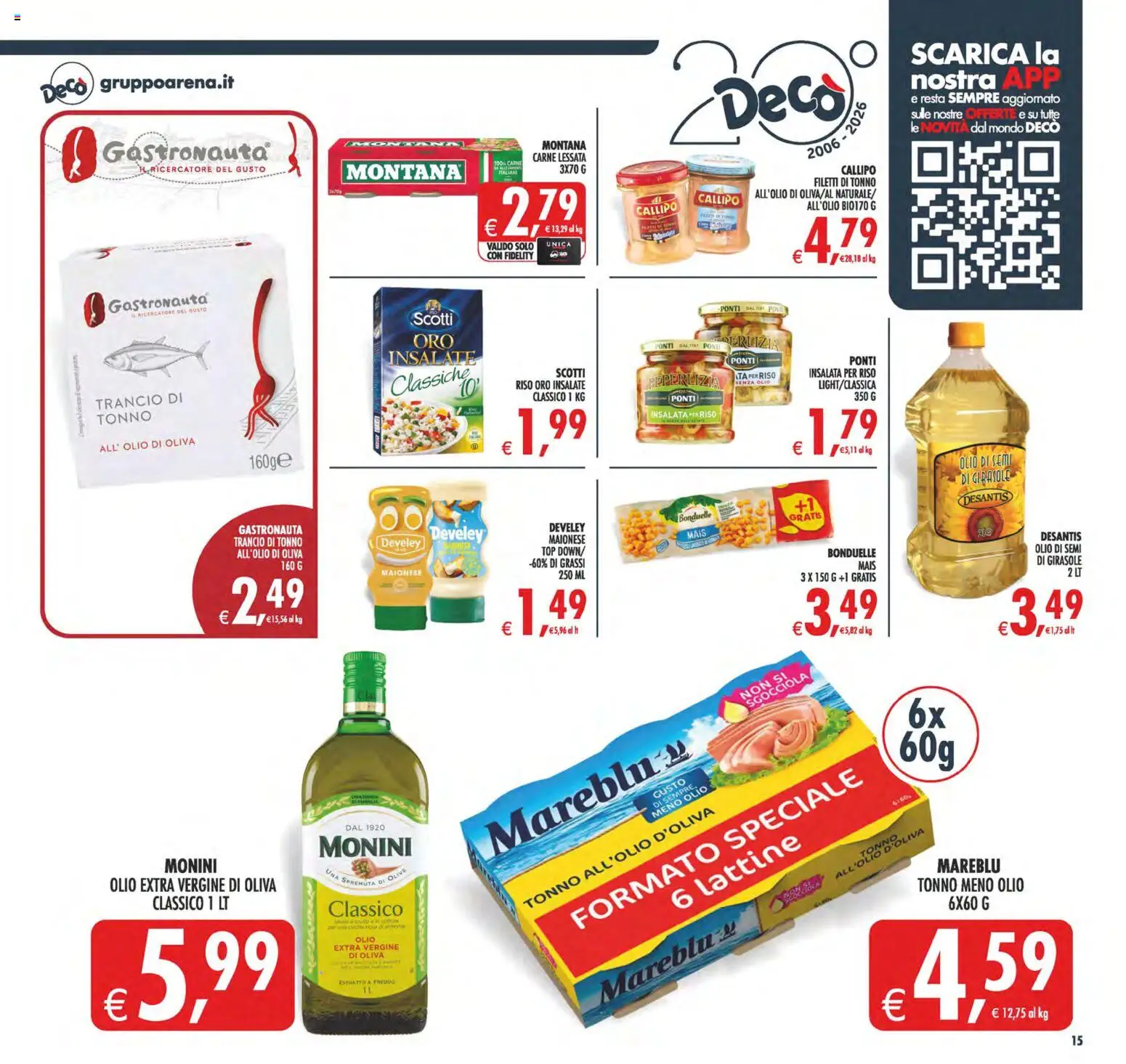 Volantino Decò del 28.04.2026 | Pagina: 17 | Prodotti: Olio, Olive, Olio di semi di girasole, Olio di Oliva