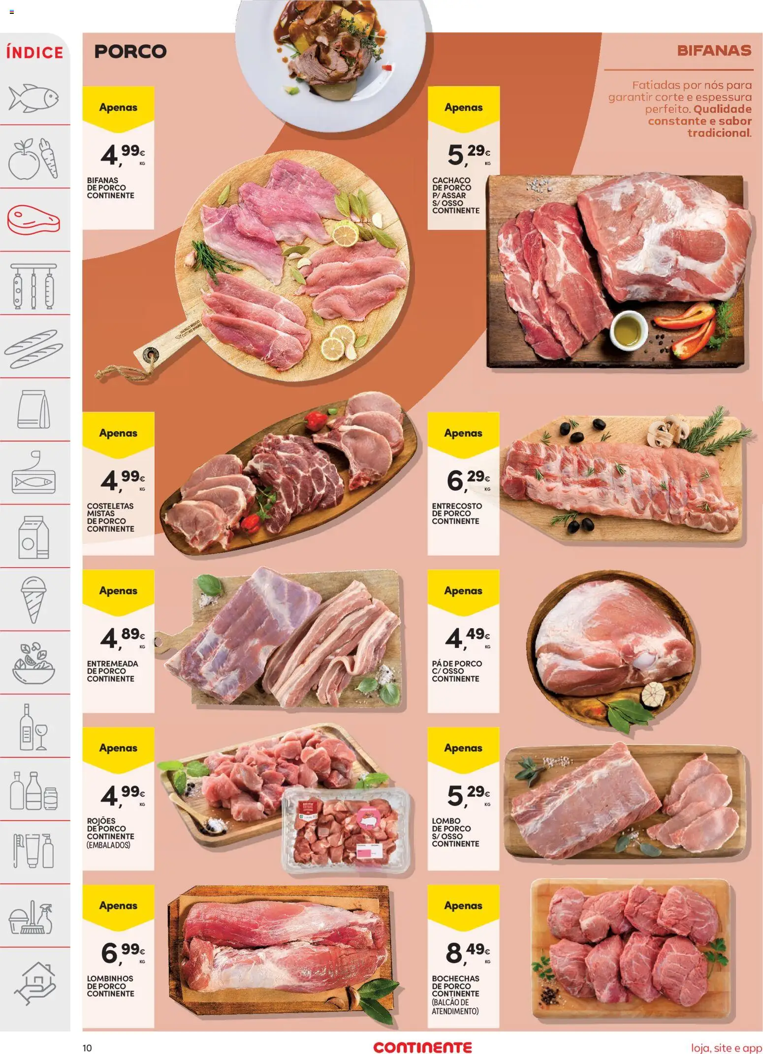 Continente folheto │ válido de 09.06.2026 | Página: 10 | Produtos: Lombo