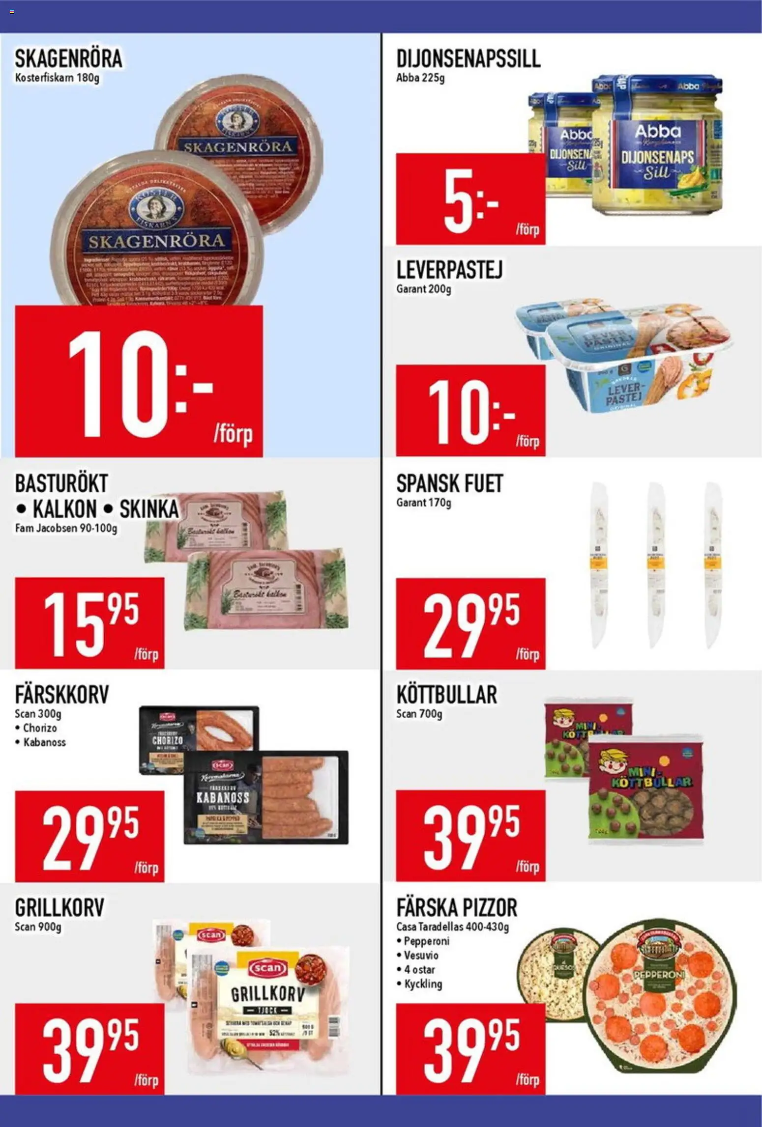 Matdax reklamblad aktuell från 20/07/2026 | Sida: 11 | Produkter: Sill, Leverpastej, Grillkorv, Skinka