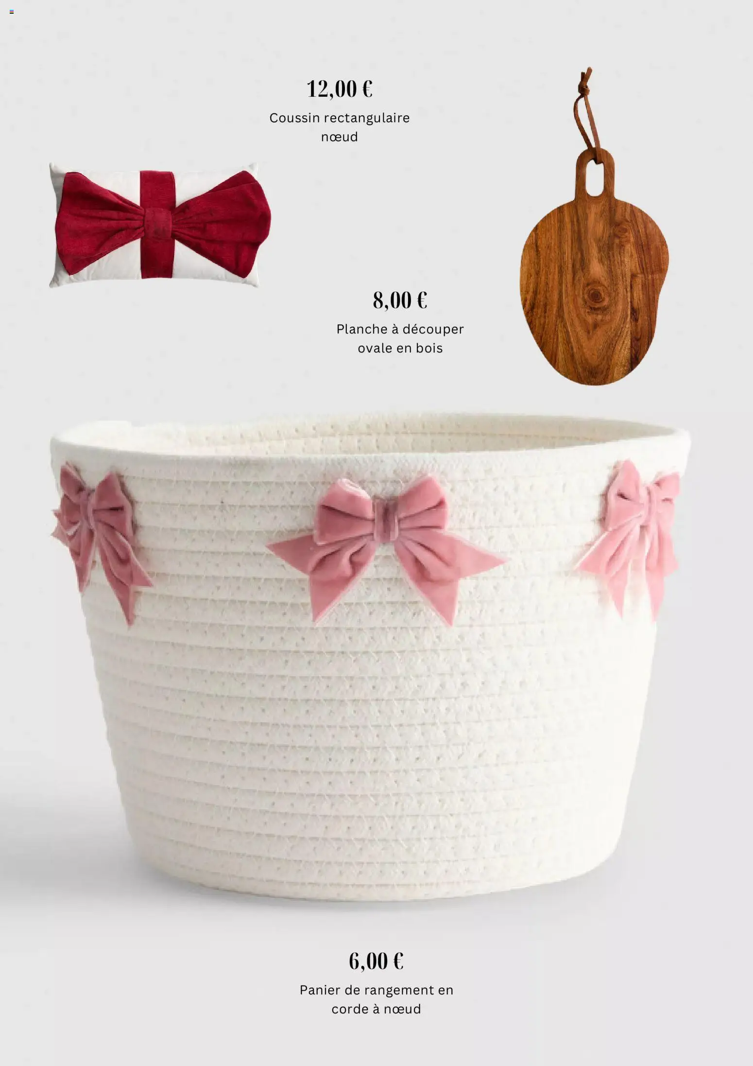 {H1} | Page: 5 | Produits: Panier de rangement, Planche à découper, Panier