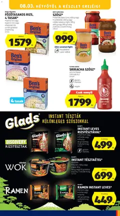 FŐZŐTASAKOS RIZS, 4 TASAK*, barna rizs vagy jázmin rizs vagy basmati rizs 4 x 125 g/doboz - amely érvényes a következő dátumtól: 2026.07.30. | Oldal: 27