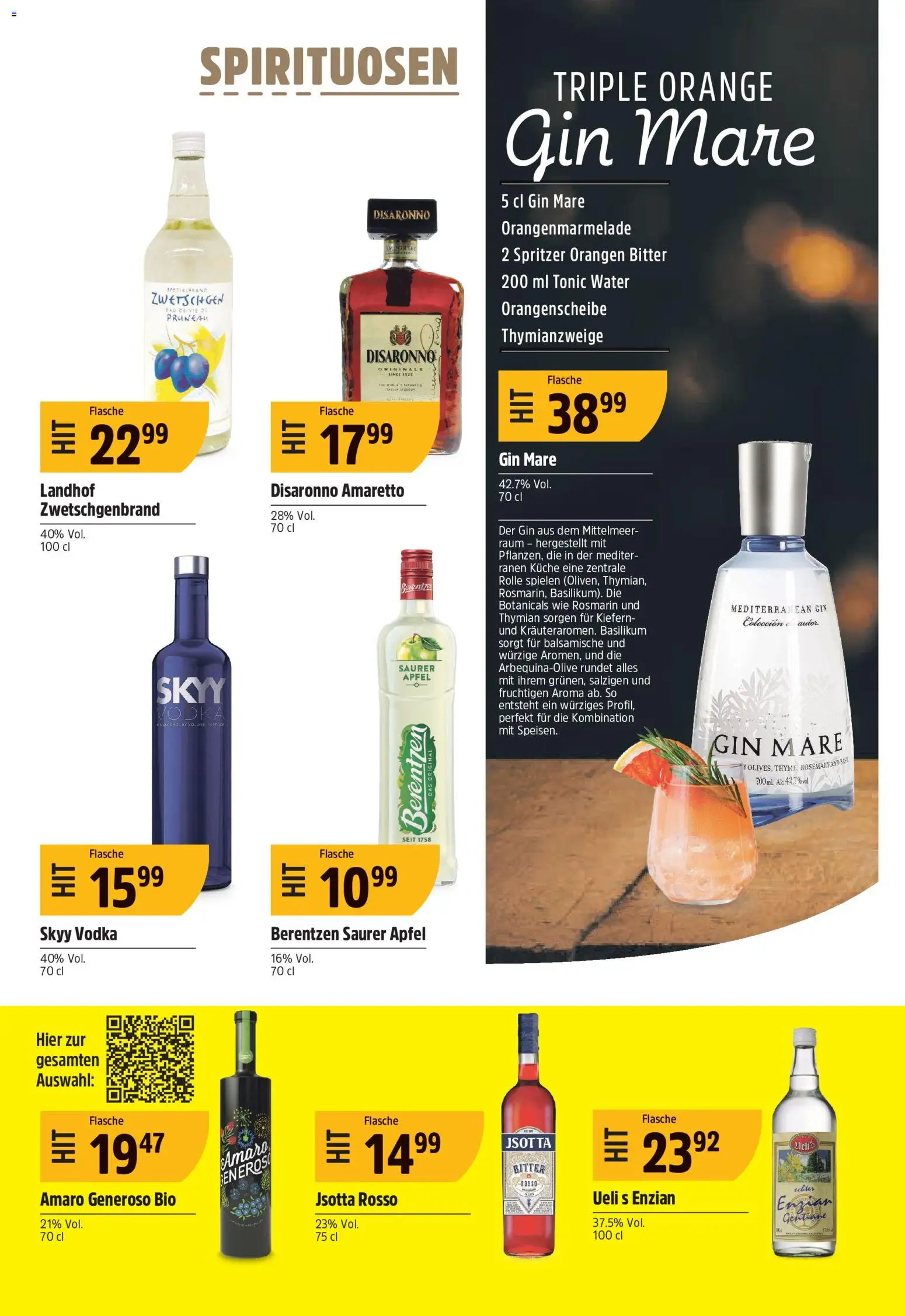 TopCC aktionen – gültig ab 15.06.2026 | Seite: 19 | Produkte: Zwetschgen, Äpfel, Orangen, Gin
