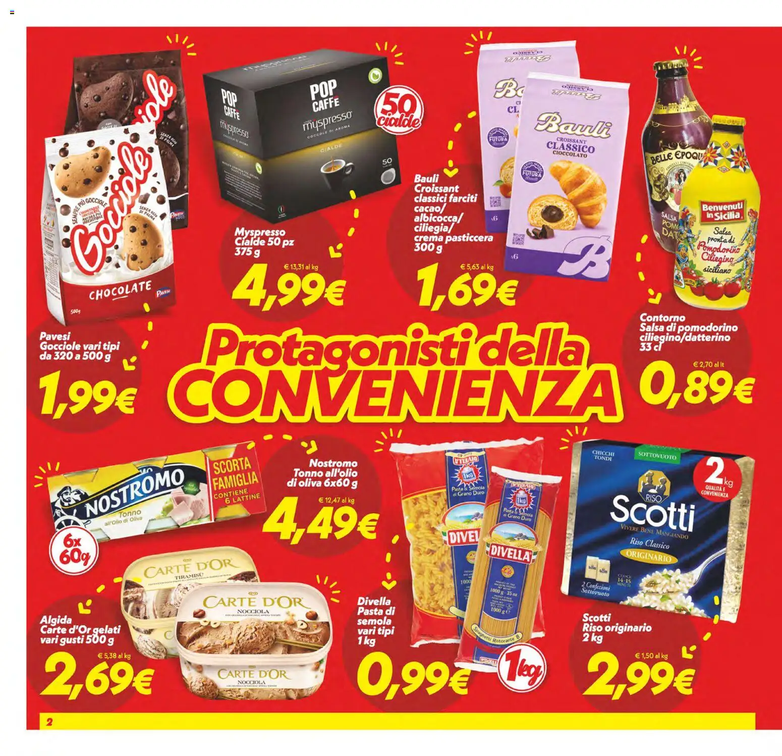 Volantino SuperConveniente del 10/07/2026 | Pagina: 2 | Prodotti: Riso, Salsa, Olio, Tonno