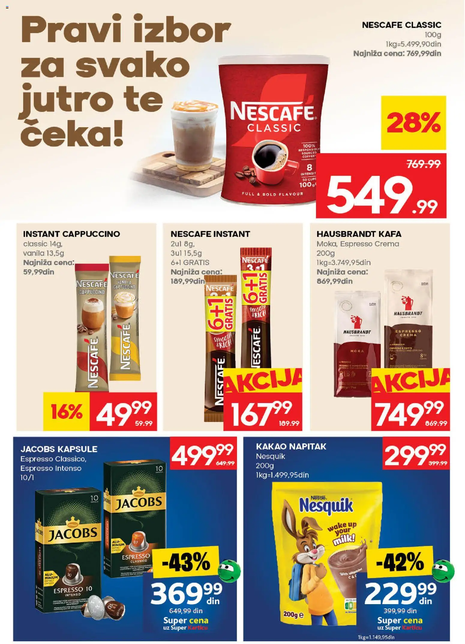 Roda katalog - važi od 30.07.2026 | Strana: 16 | Proizvode: Kapsule, Vanila, Nescafé, Nesquik