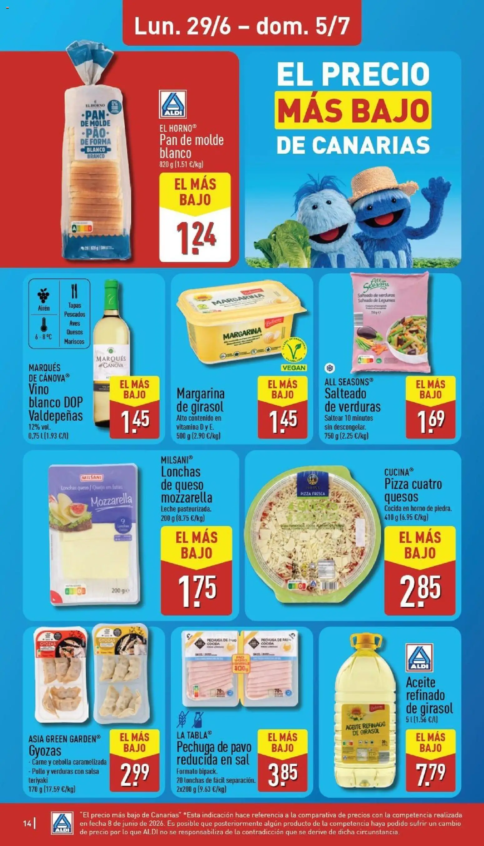Aldi folleto Canarias │ válido desde el 29/06/2026 | Página: 14