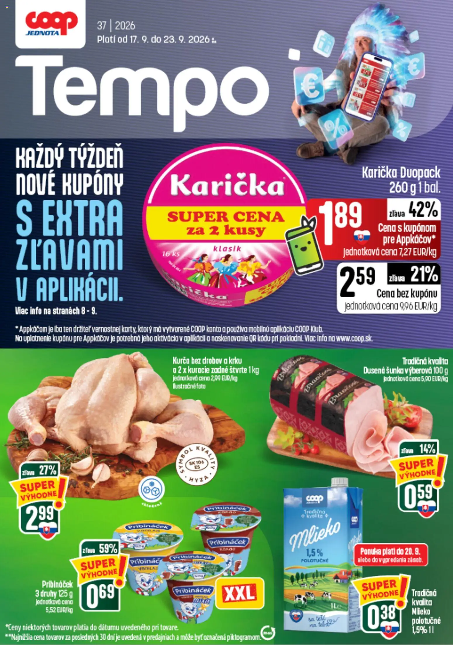 Nové COOP Jednota akcie – leták je platný od 17.09.2026 | Strana: 1
