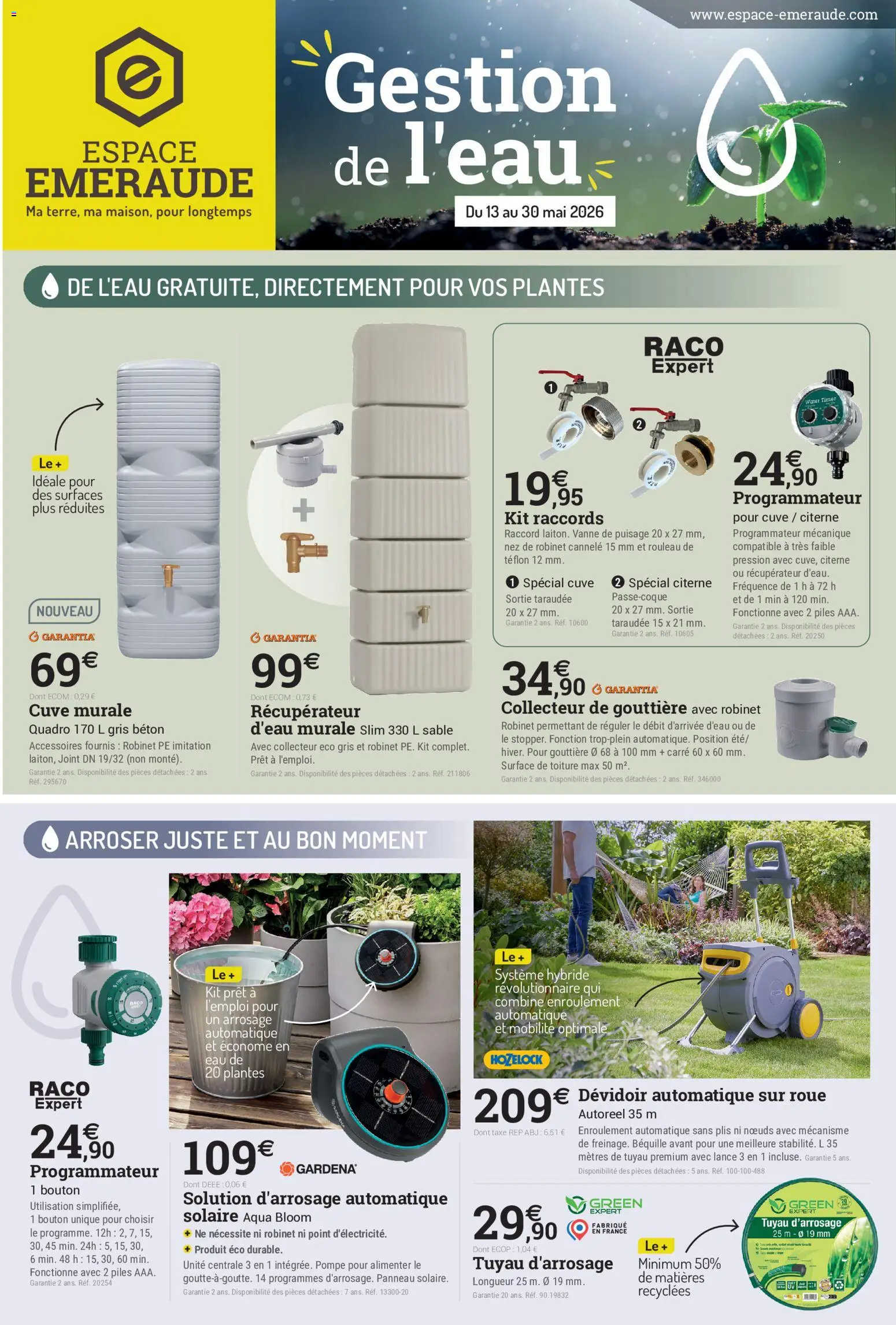 {H1} | Page: 1 | Produits: Plantes, Gouttière, Tuyau, Tuyau d’arrosage
