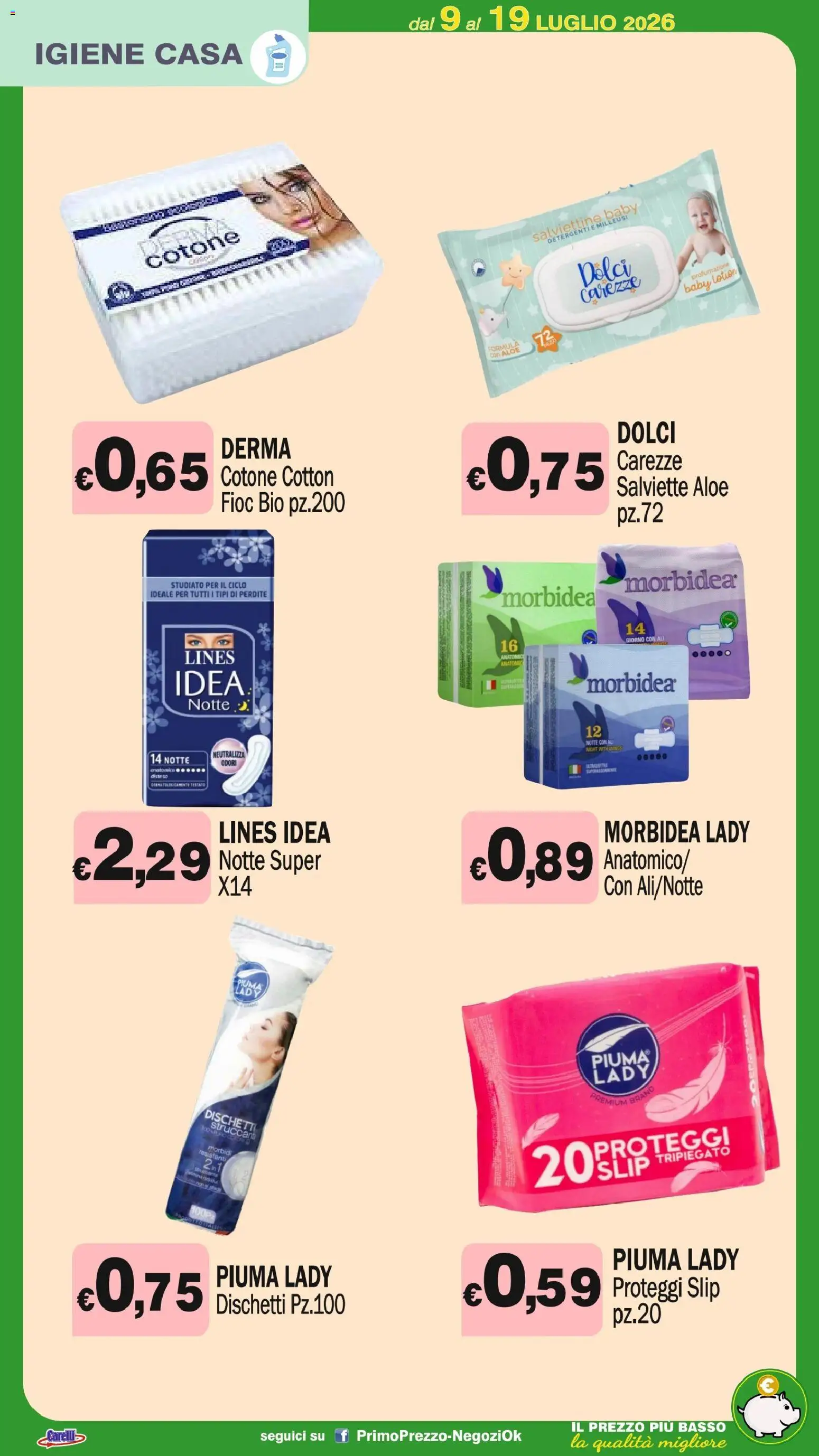 Volantino Primo Prezzo del 09/07/2026 | Pagina: 29