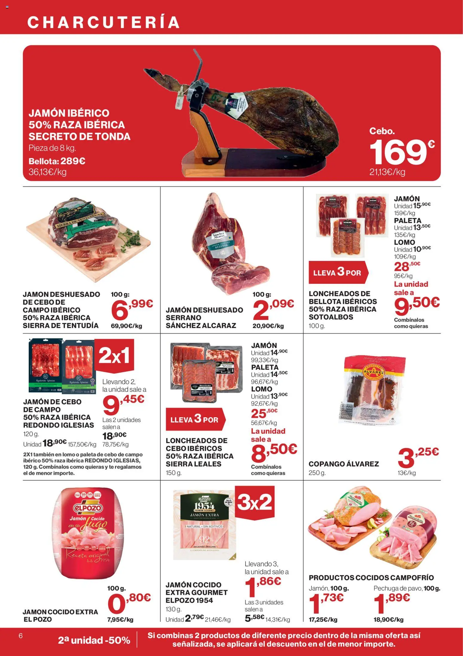 Supercor Canarias │ válido desde el 06.05.2026 | Página: 6 | Productos: Jamón serrano, Jamón ibérico, Jamón, Té