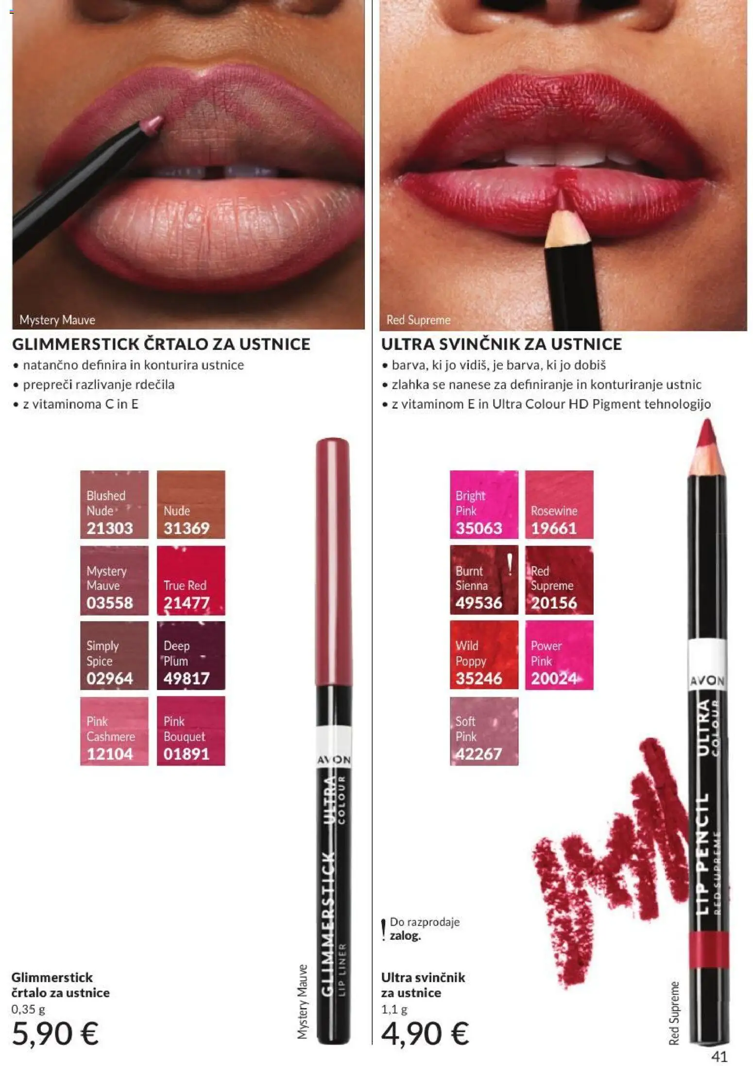 Novi Avon katalog ponudbe – veljaven od 30.06.2026 | Stran: 41 | Izdelki: Svinčnik