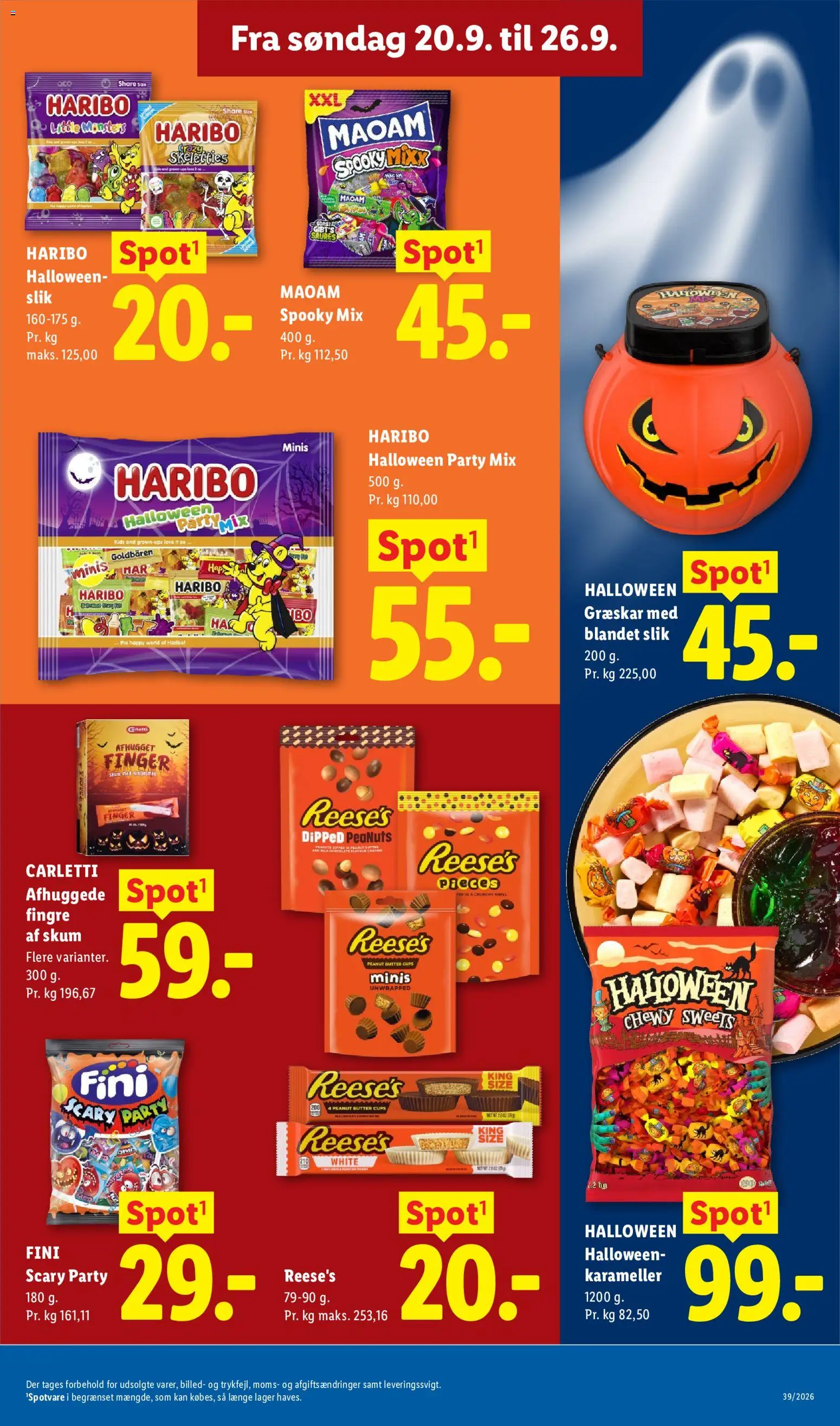 Lidl tilbudsavis – gyldig fra 24/09/2026 | Side: 32 | Produkter: Græskar, Slik, Peanuts, Søm