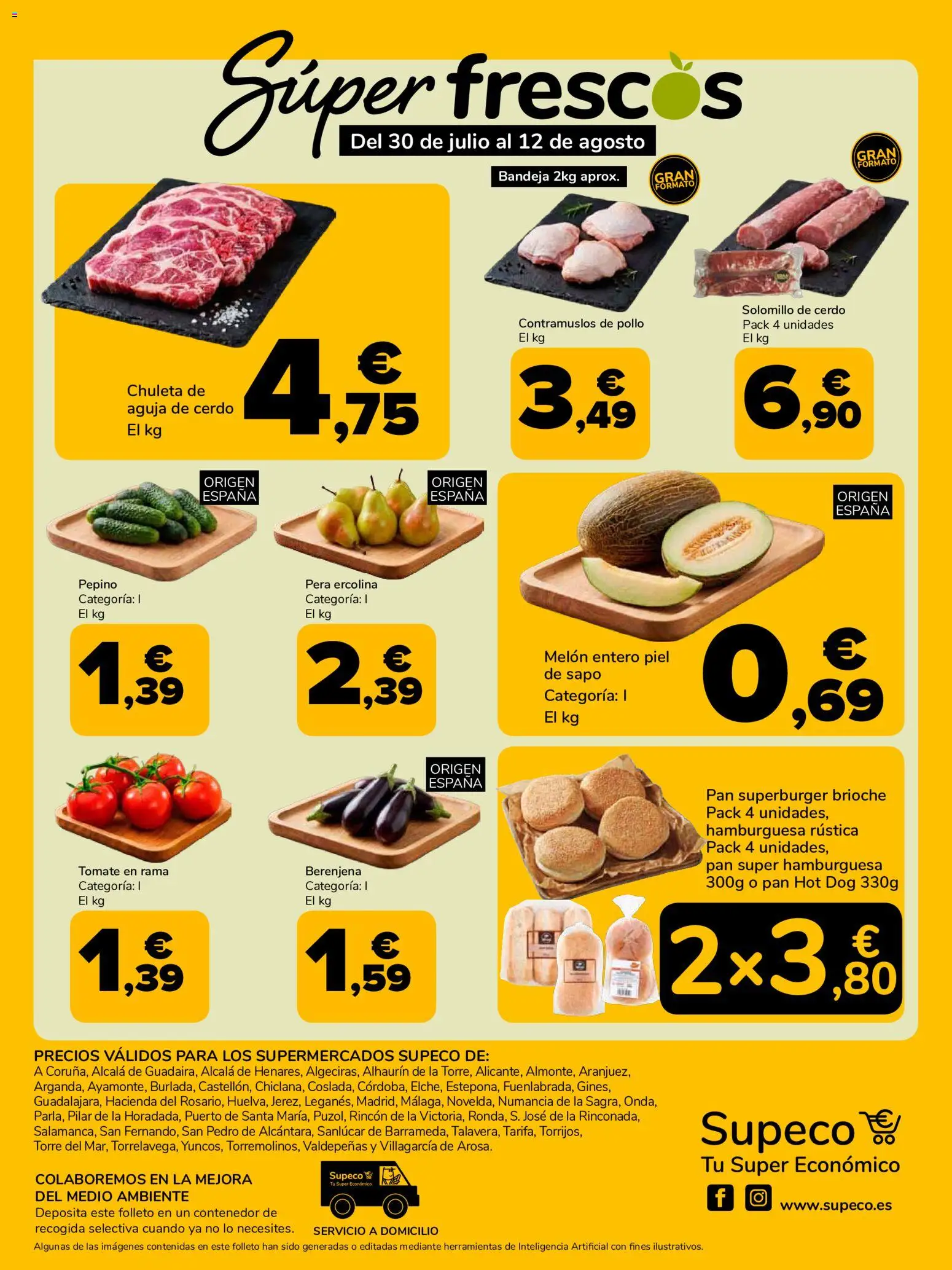 Supeco - folleto │ válido desde el 30/07/2026 | Página: 8 | Productos: Φορτιστής, Solomillo de cerdo, Σοκολατούχο γάλα, Bandeja