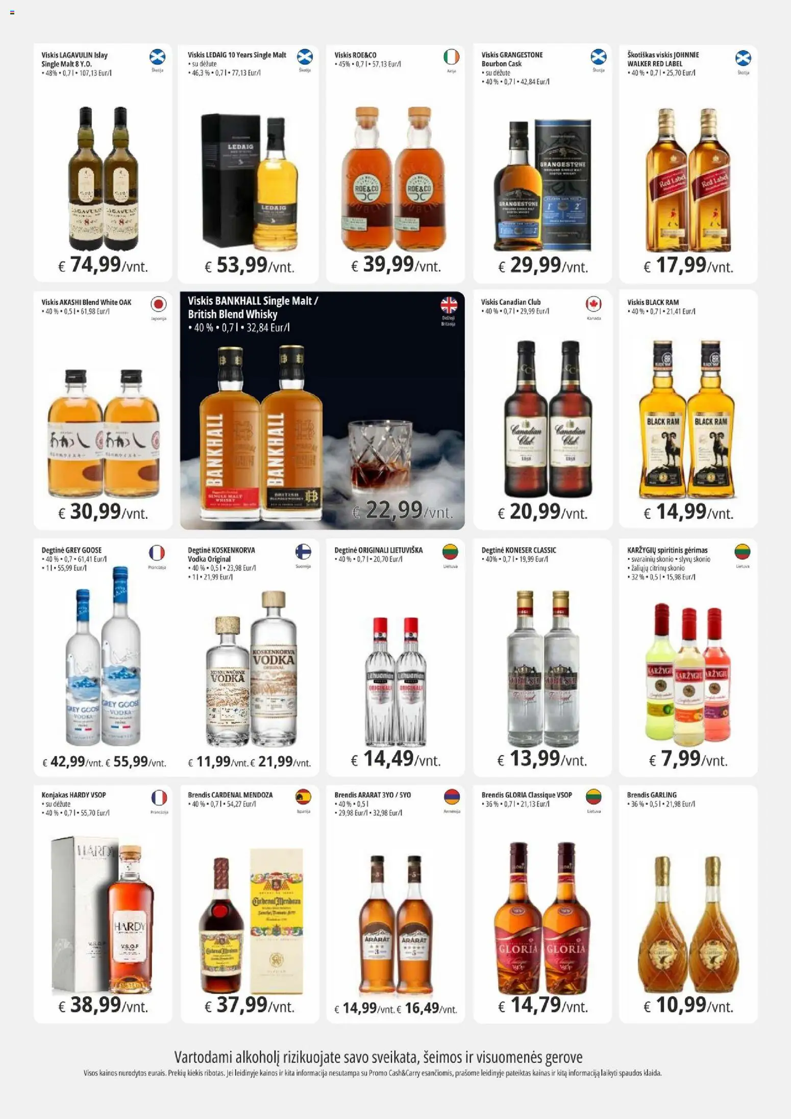 ePromo akcijos nuo 2026.07.31 | Puslapis: 1 | Prekių: Degtinė, Viskis