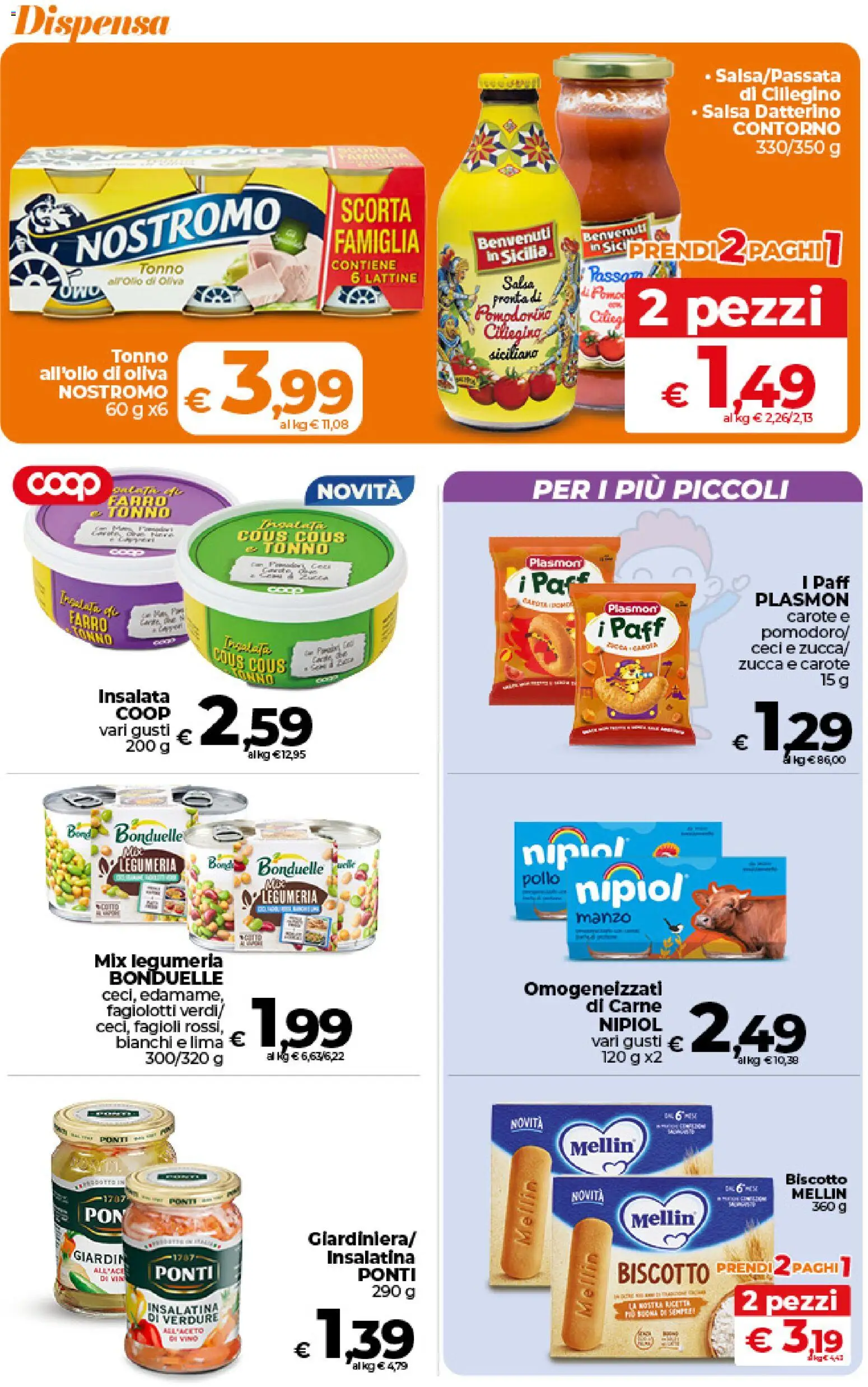 Volantino Ipercoop del 09.06.2026 | Pagina: 35 | Prodotti: Manzo, Fagioli, Carote, Zucca