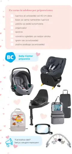 Baby center katalog akcije – veljaven od 25.05.2026 | Stran: 46 | Izdelki: Senčnik, Ogledalo