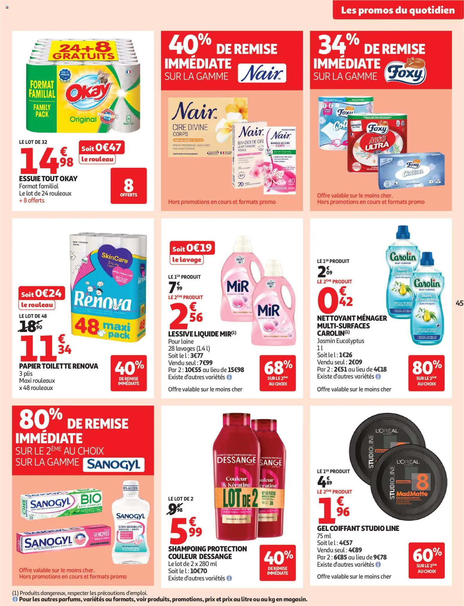 {H1} | Pagina: 45 | Producten: Papier, Pâté, Gel, Parfum
