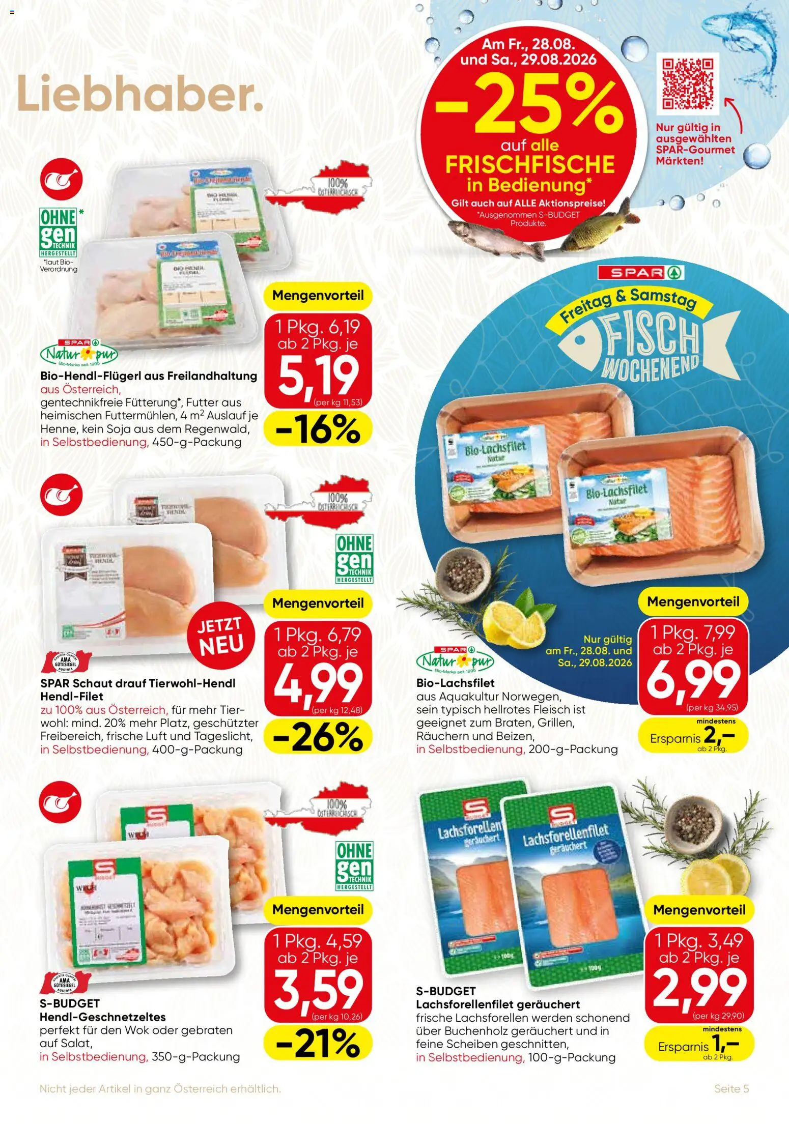 SPAR Gourmet Flugblatt gültig ab 27.08.2026 | Seite: 5
