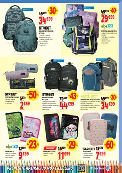 E.leclerc katalog akcije – veljaven od 17.06.2026 | Stran: 37 | Izdelki: Teza, Kos, Peresnica, Nahrbtnik
