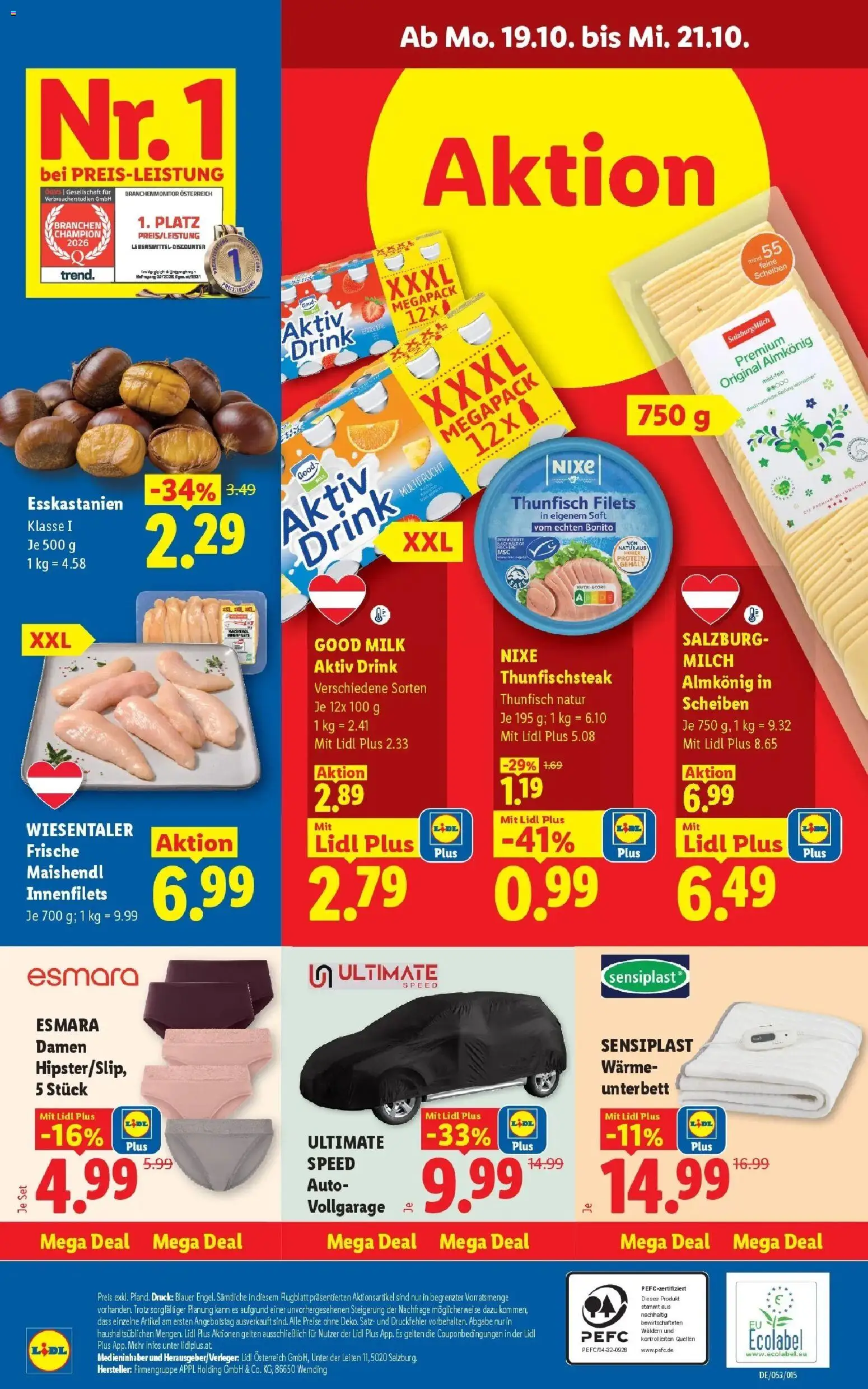 Lidl Flugblatt - Fohnsdorf ab 11.10.2026 - Angebote ab donnerstag | Seite: 32 | Produkte: Milch, Saft