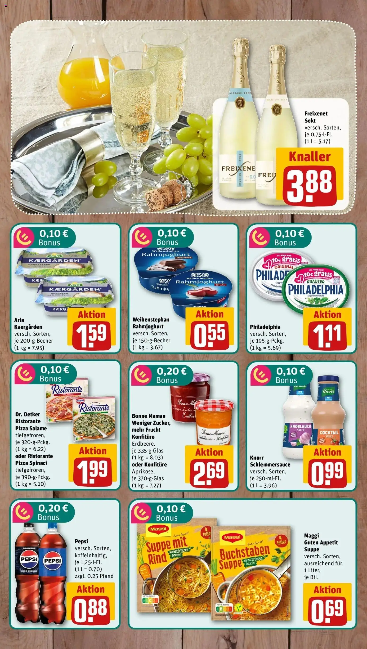 Rewe Prospekt Gaustadt – gültig ab 08.06.2026 | Seite: 6 | Produkte: Maggi, Cola, Knoblauch, Maggi suppe