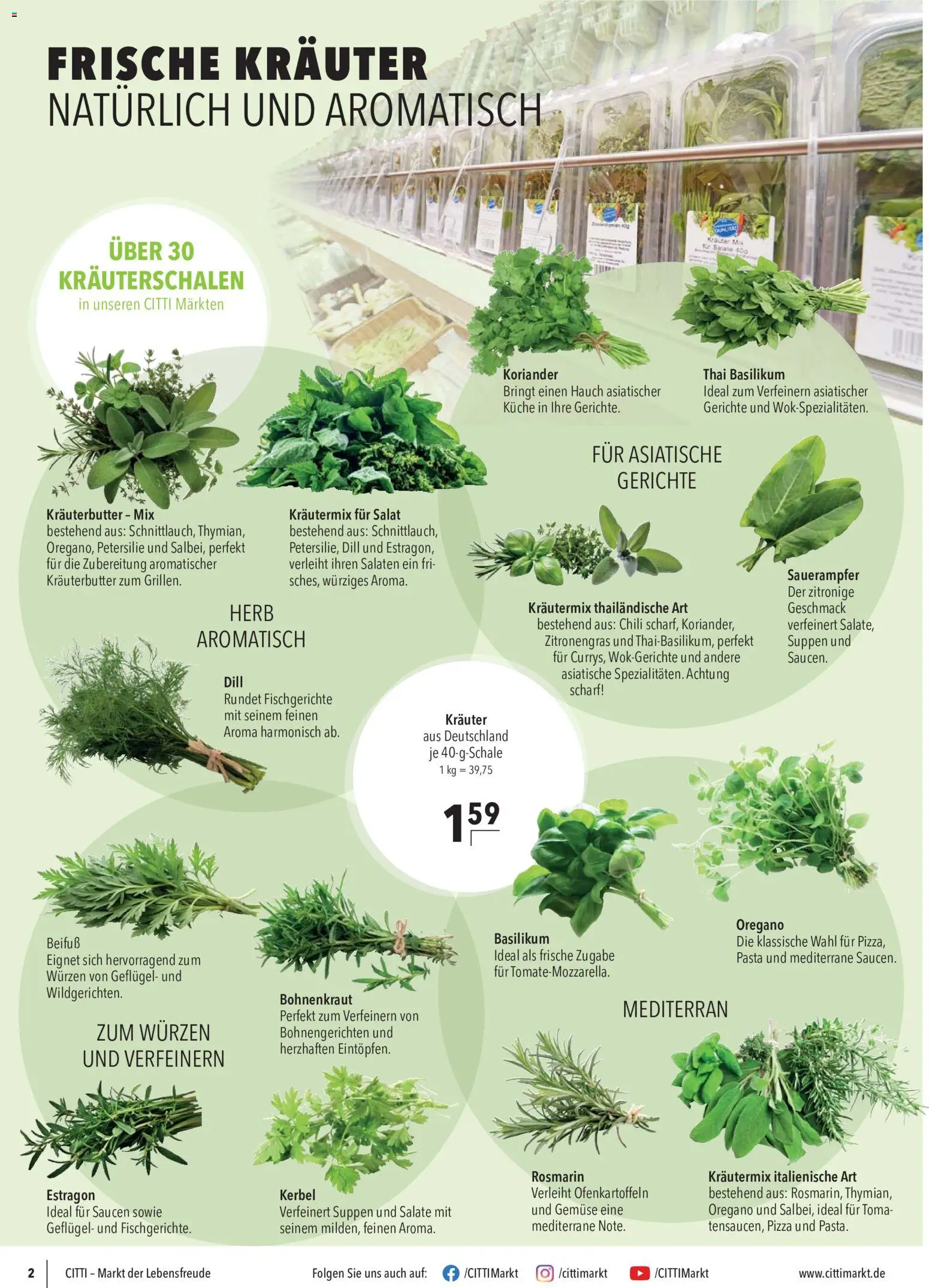 CITTI Markt Prospekt – gültig ab 22.07.2026 | Seite: 2 | Produkte: Zitronengras, Chili, Dill, Salat