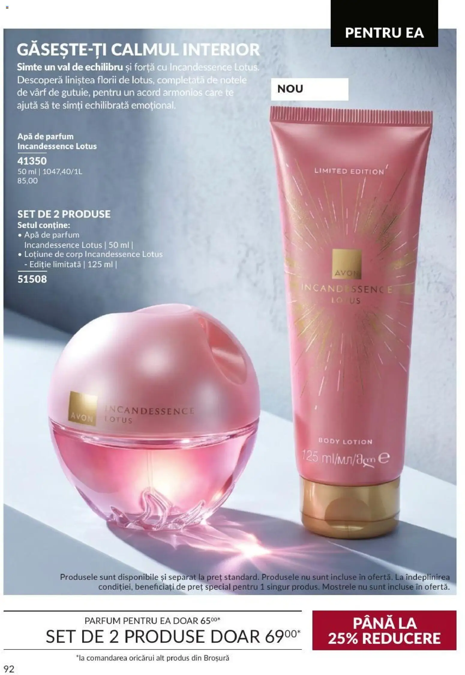 Noul catalog Avon – valabil de la 01.09.2026 | Pagină: 92 | Produse: Apă de parfum, Body, Parfum, Apă