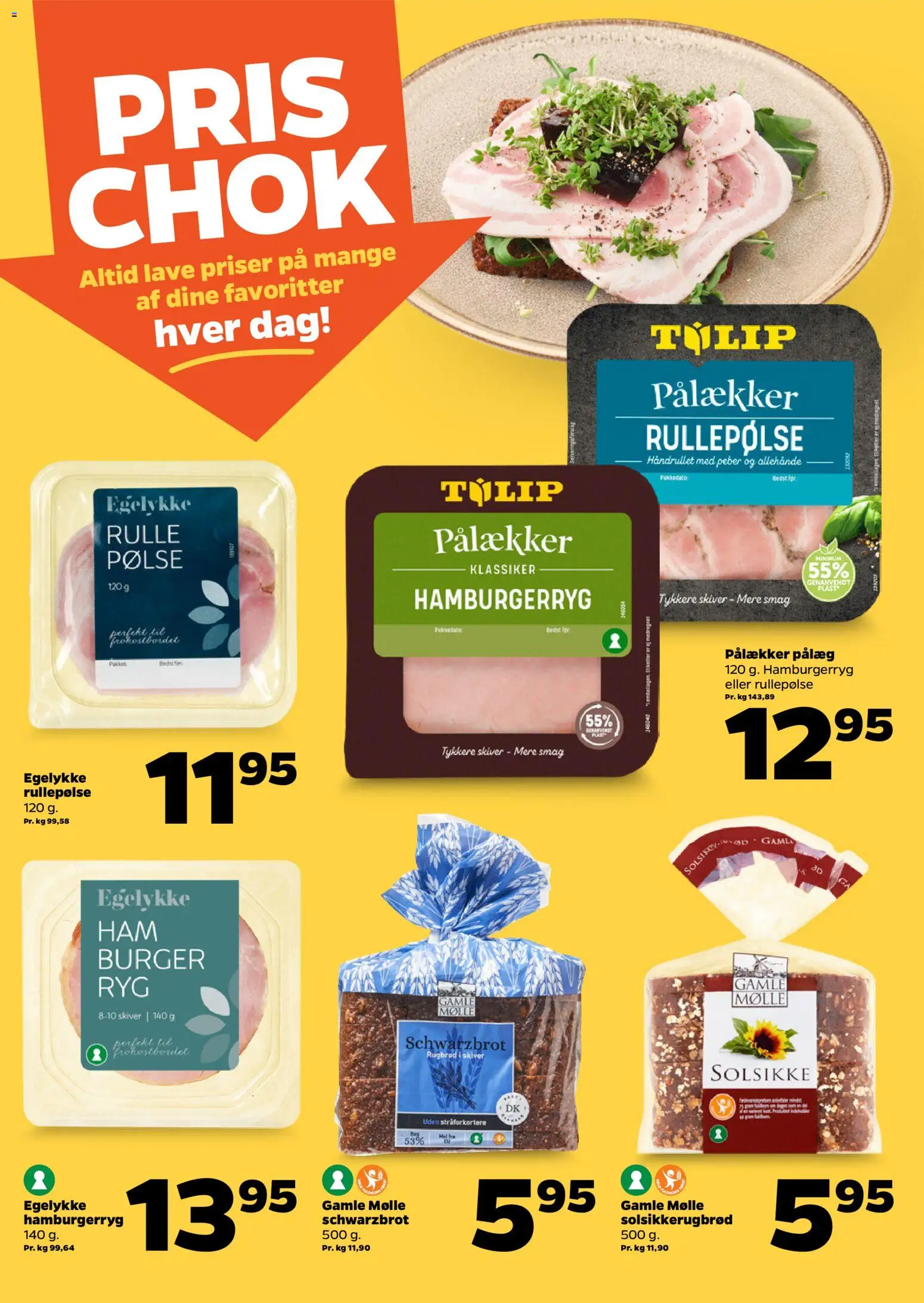 Netto tilbudsavis – gyldig fra 06.06.2026 | Side: 16 | Produkter: Pålæg, Peber, Rugbrød, Hamburgerryg