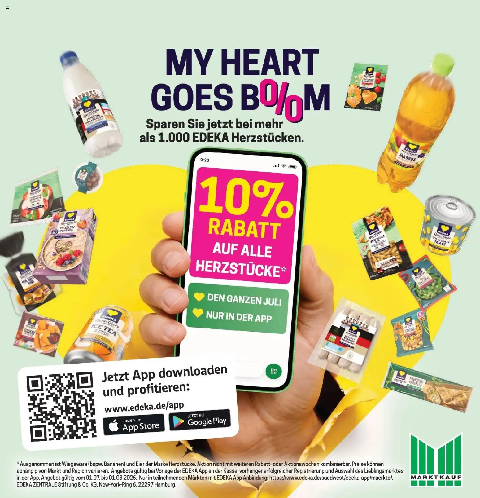 Marktkauf Prospekt Böblingen – gültig ab 06.07.2026 | Seite: 50 | Produkte: Eier, Bananen