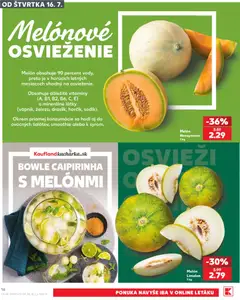 Kaufland SK akciós újság - amely érvényes a következő dátumtól: 2026.07.16. | Oldal: 16 | Termékek: Smoothie