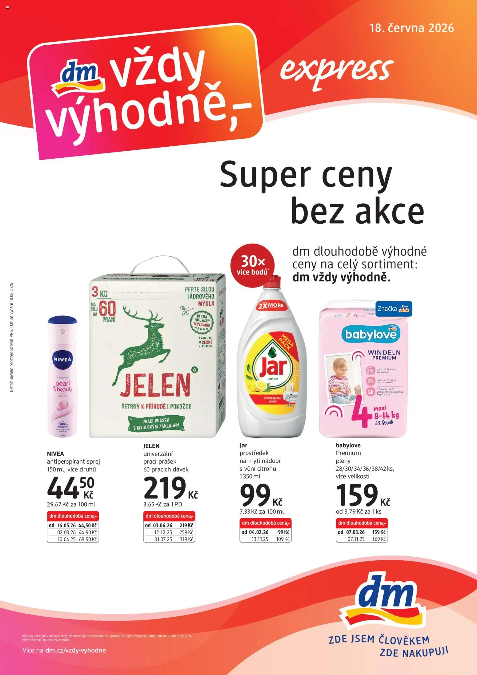 dm drogerie leták - Express od 18.06.2026 catalogue cover
