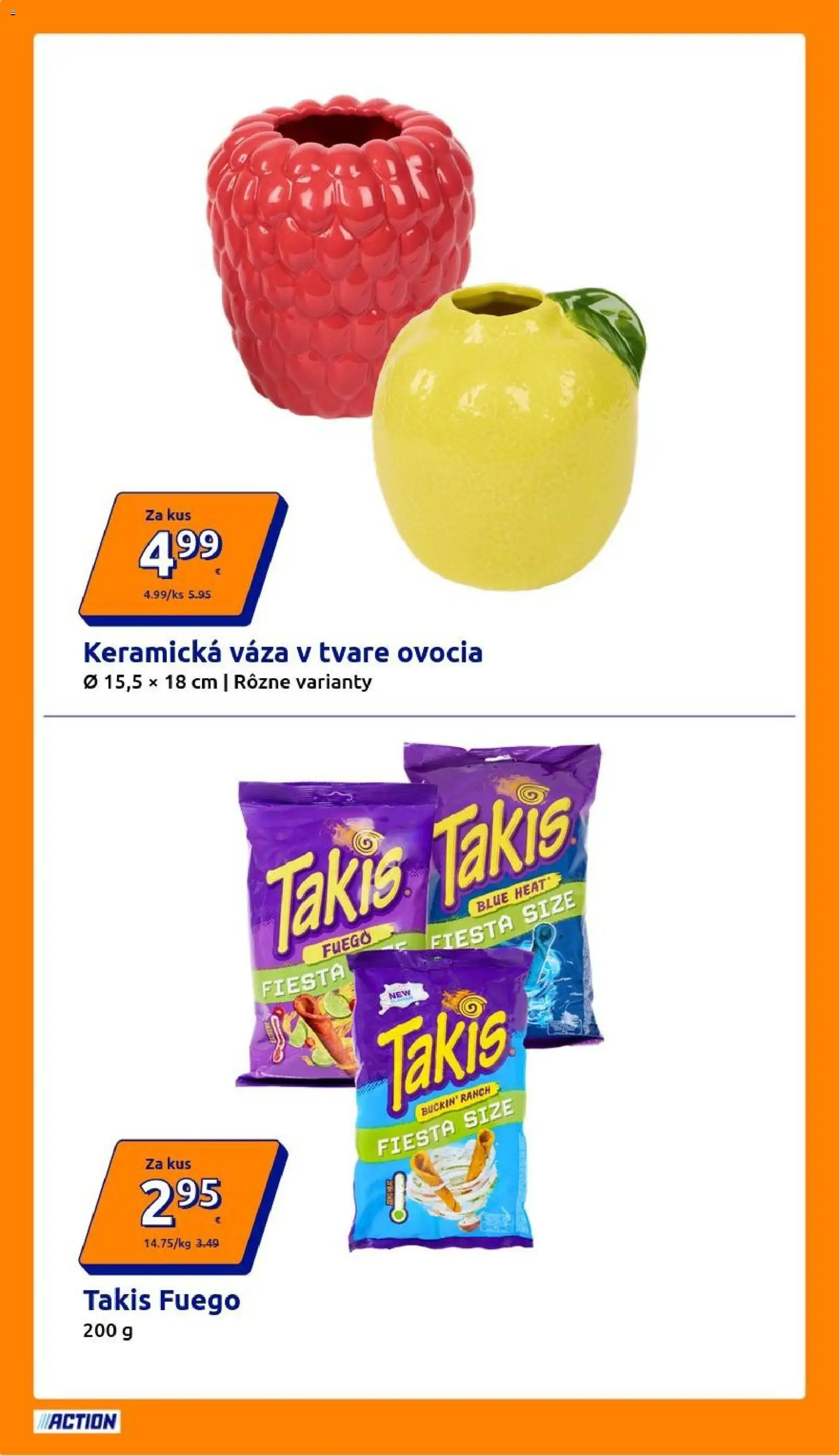 Nové Action akcie – leták je platný od 24.06.2026 | Strana: 2 | Produkty: Váza