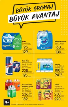 22.04.2026 tarihinden itibaren geçerli olan CarrefourSA kataloğu önizlemesi | Sayfa: 5 | Ürünler: Çay, Fanta, Sprite, Ice tea