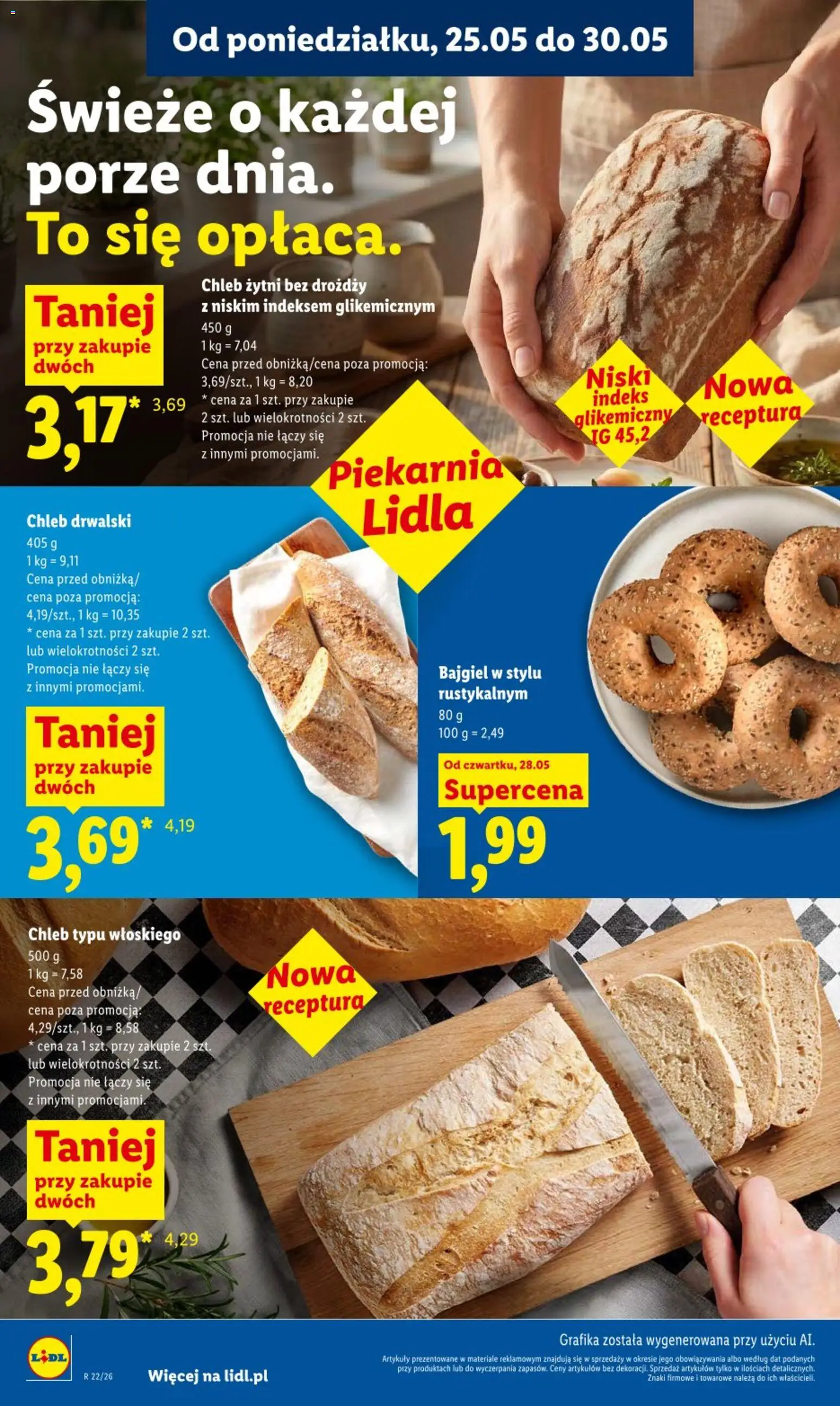 Lidl gazetka od 28.05.2026 | Strona: 42 | Produkty: Chleb żytni, Piekarnia, Chleb
