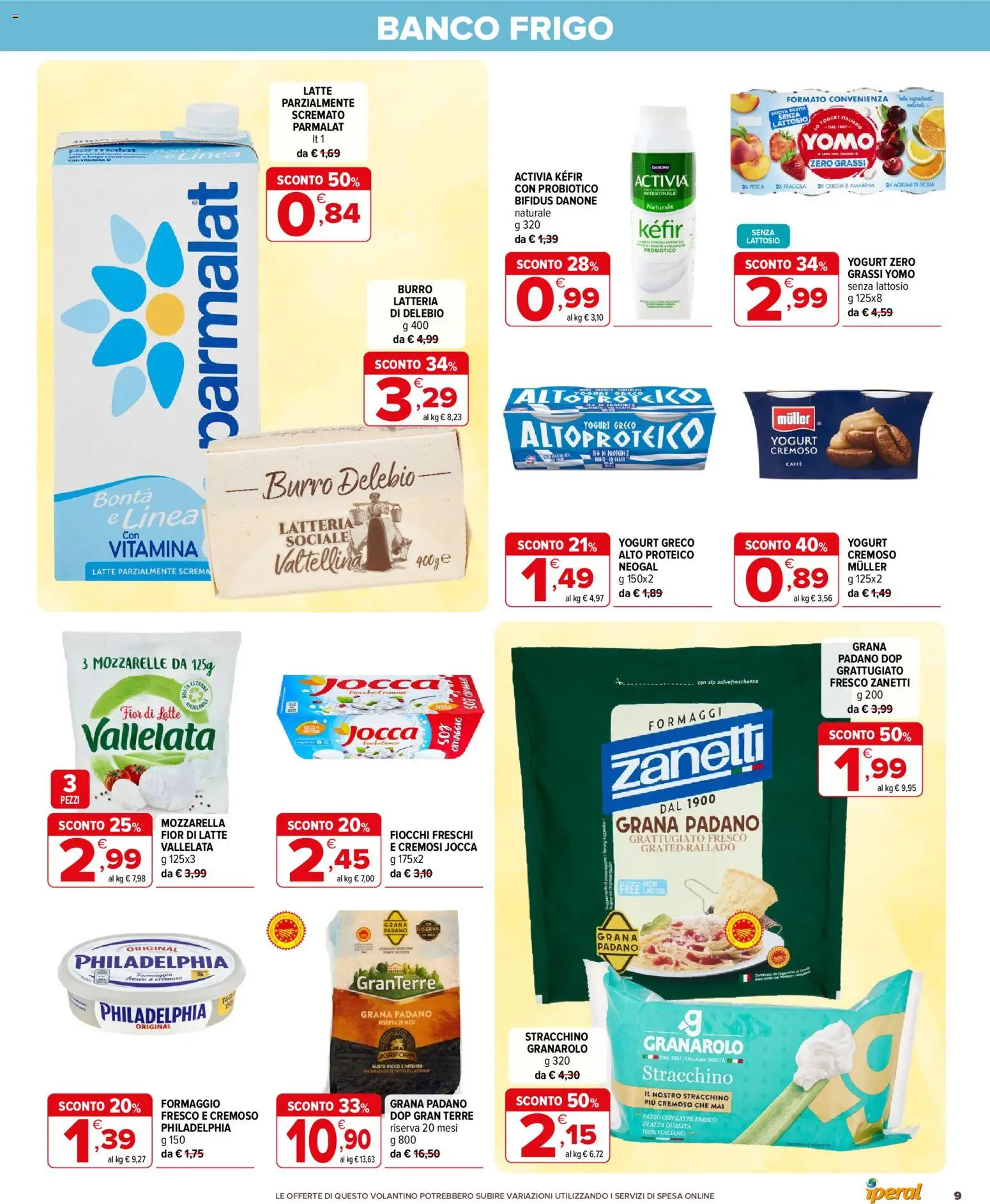 Volantino Iperal del 04.06.2026 | Pagina: 9 | Prodotti: Yogurt, Agrumi, Pesca, Amarena