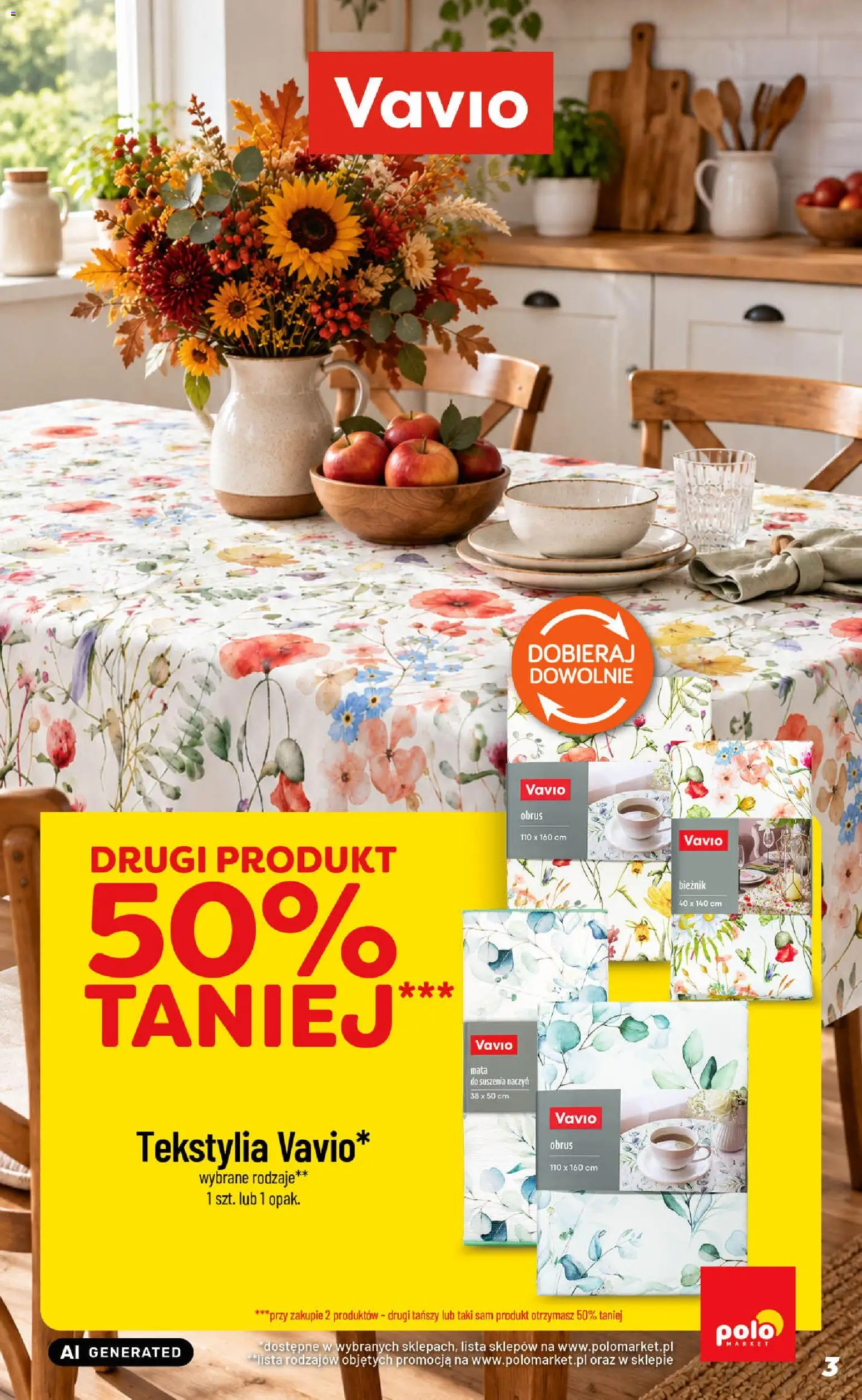 POLOmarket gazetka - Inspirujący Tydzień od 23.09.2026 | Strona: 3 | Produkty: Tekstylia