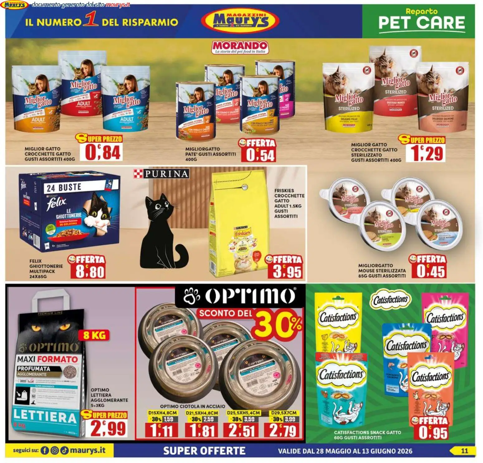 Volantino Maury's del 28.05.2026 | Pagina: 11