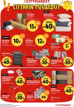K-Citymarket-mainoslehti voimassa 14/09/2026 alkaen | Sivu: 9 | Tuotteet: Aluslakana, Keittiö, Tyynyliina