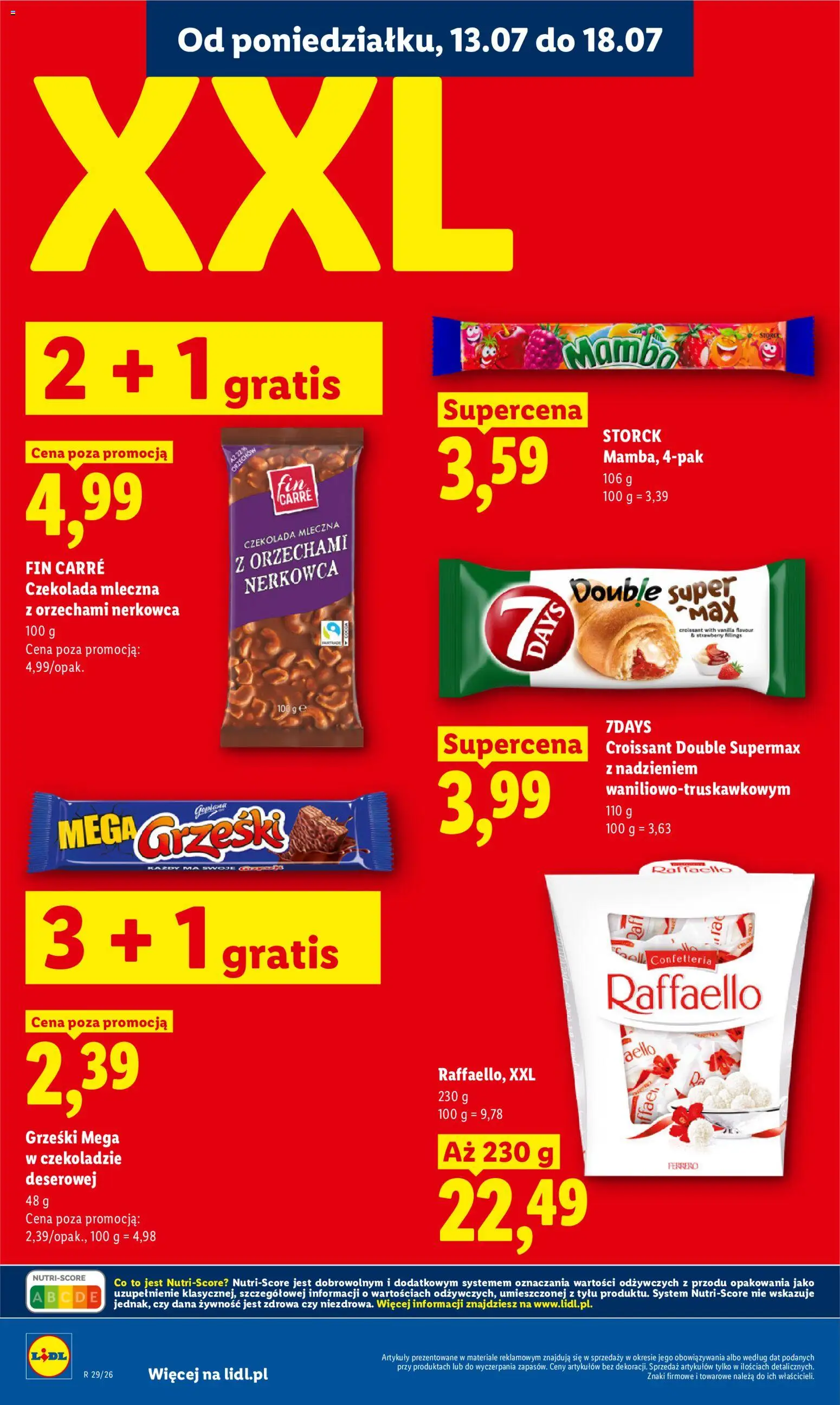 Lidl gazetka od 13.07.2026 | Strona: 56 | Produkty: Czekolada mleczna, Czekolada