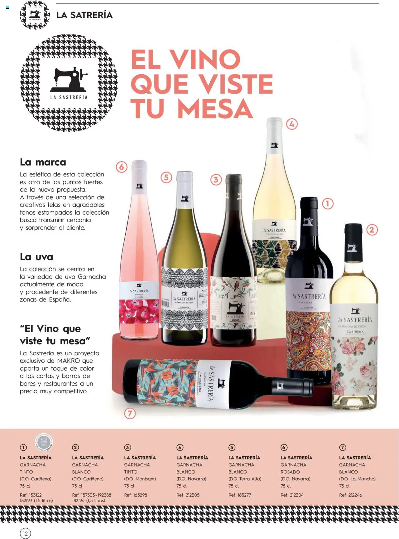 Makro Guia de vinos │ válido desde el 02/01/2025 | Página: 12 | Productos: Vino, Mesa