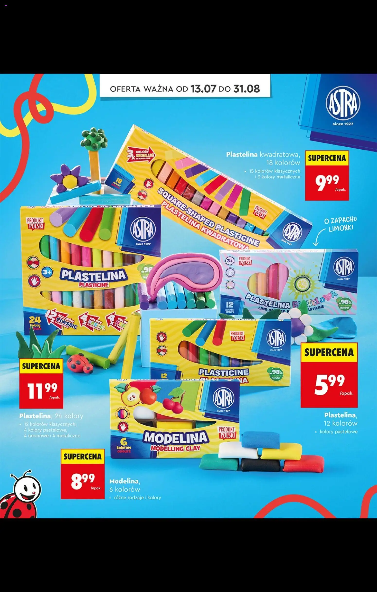 Biedronka Polsko leták - BTS oferta od 06.07.2026 | Strana: 24 | Produkty: Modelína, Plastelína