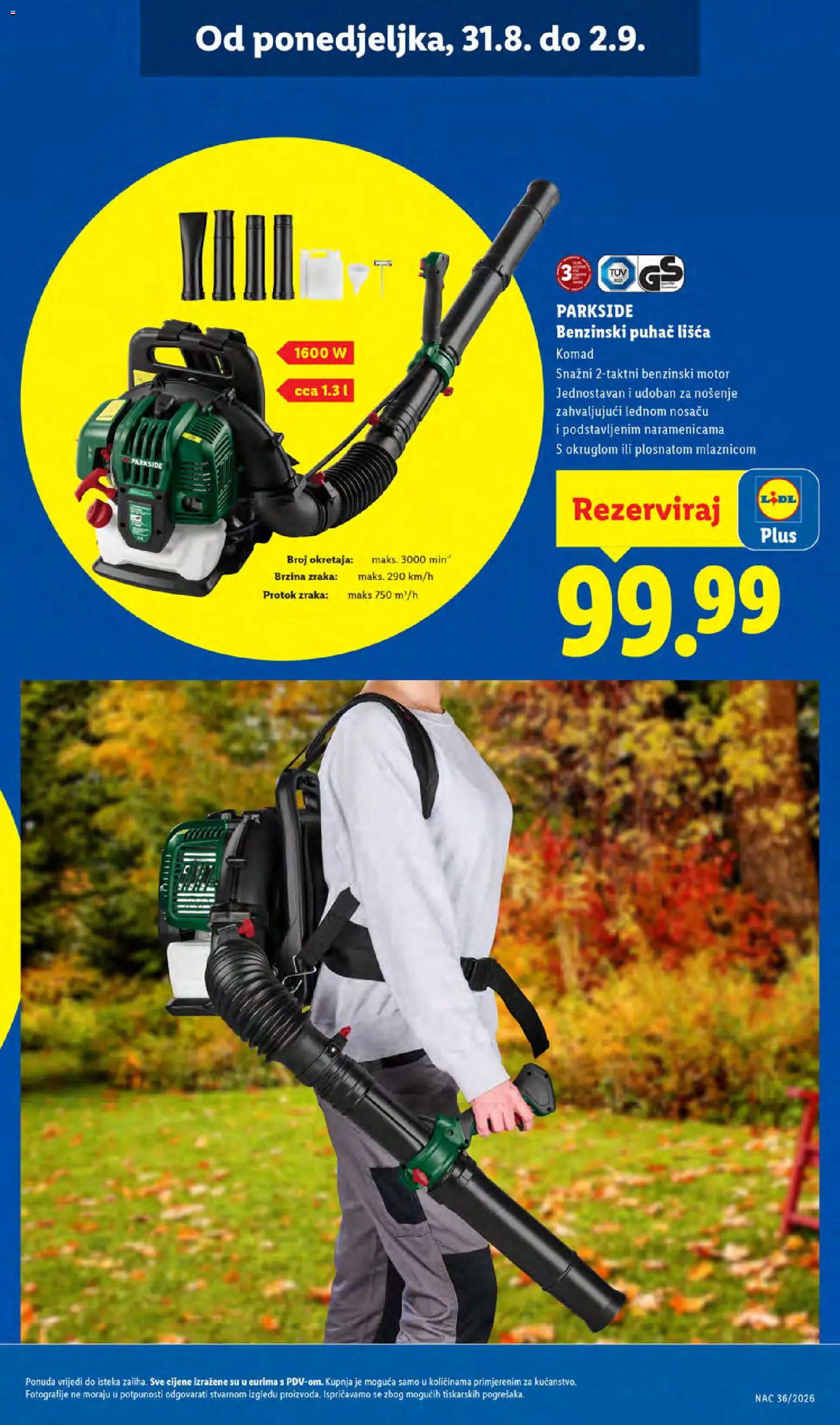 Lidl katalog | vrijedi od 31.08.2026 | Stranica: 33 | Proizvodi: Parkside
