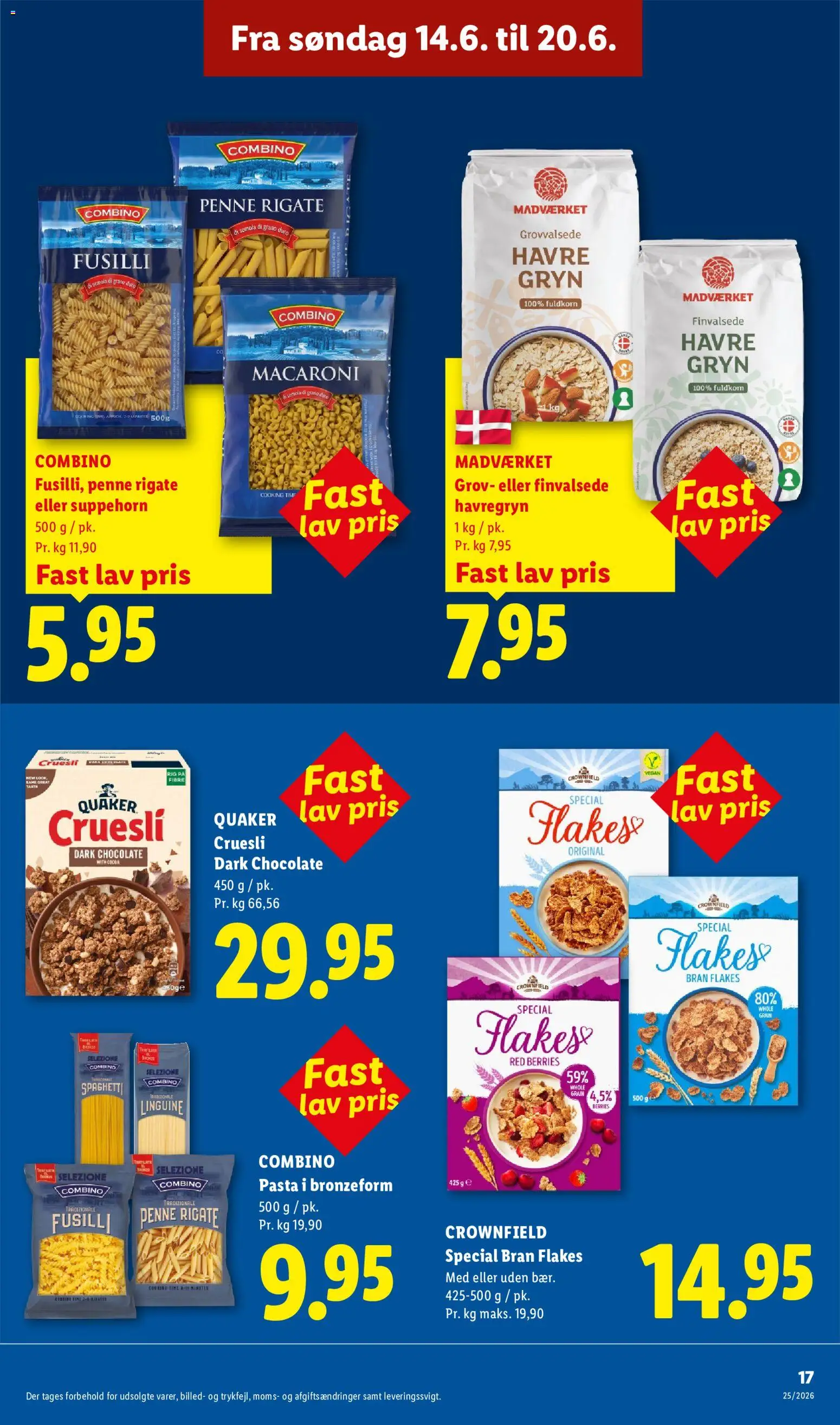 Lidl tilbudsavis – gyldig fra 18.06.2026 | Side: 31 | Produkter: Spaghetti, Pasta, Havregryn