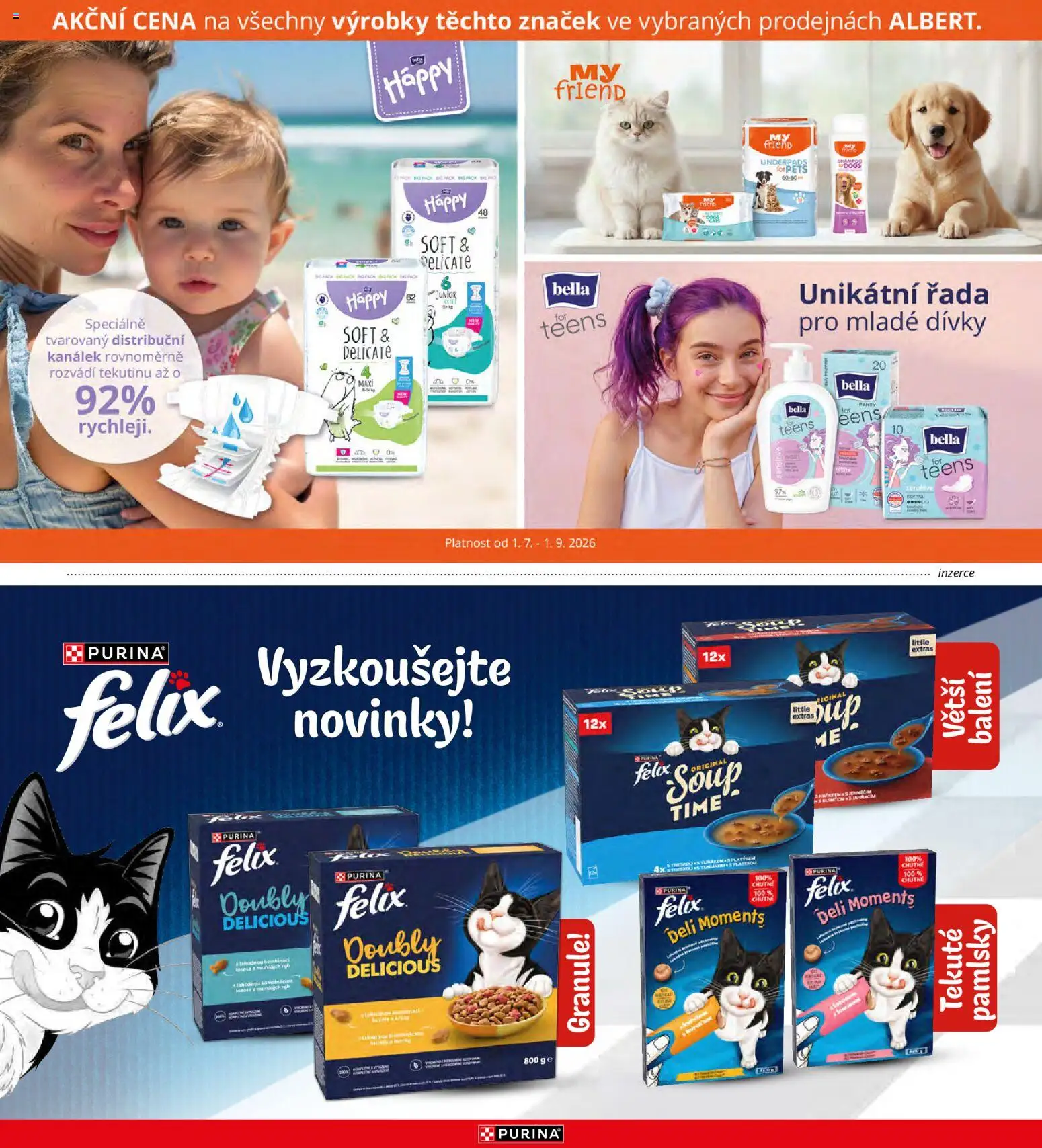 Albert magazín od 01.07.2026 | Strana: 89 | Produkty: Felix, Purina, Granule