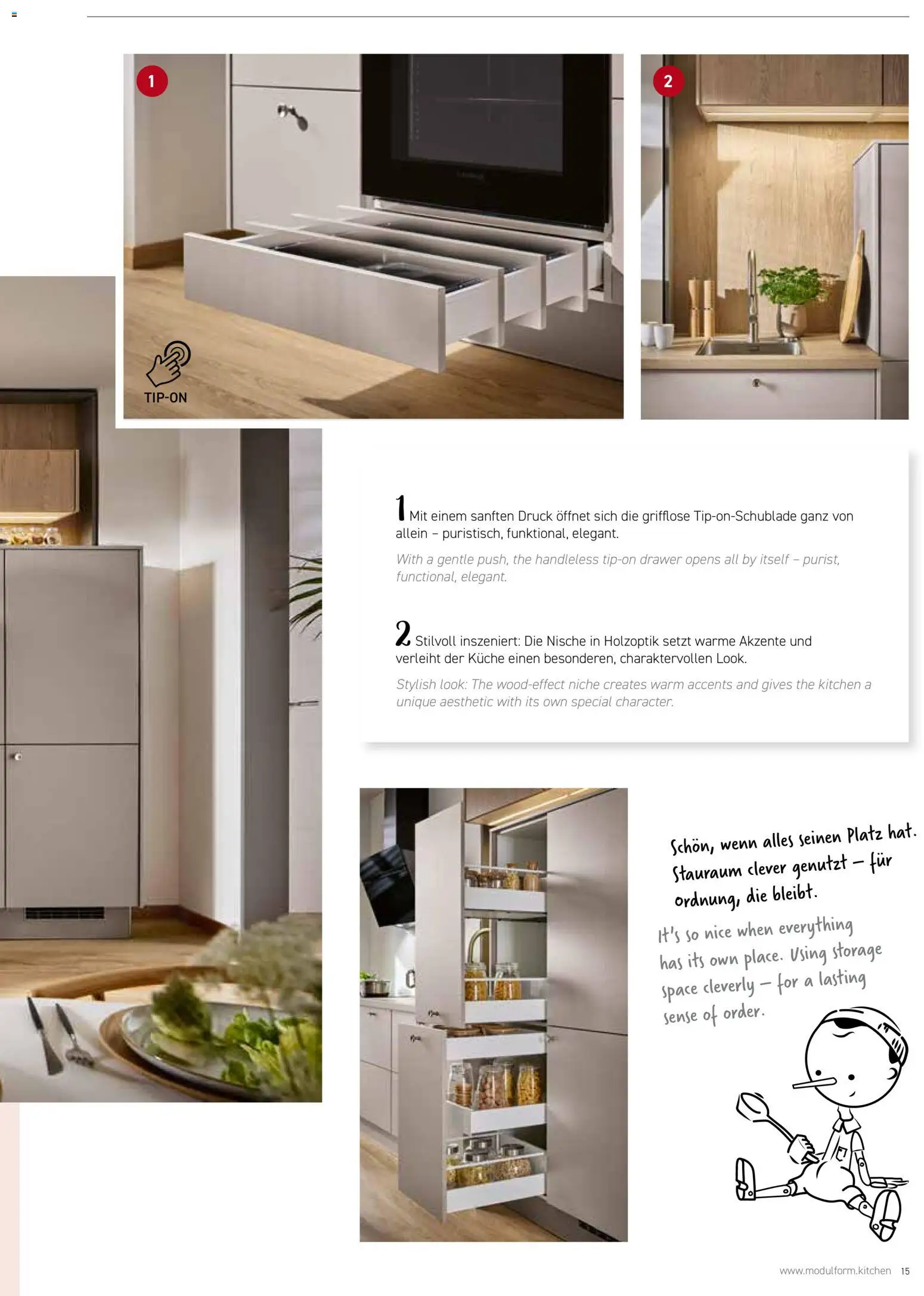 Ostermann Modulform Küchenprospekt 2026 – gültig ab 01.01.2026 | Seite: 15 | Produkte: Küche