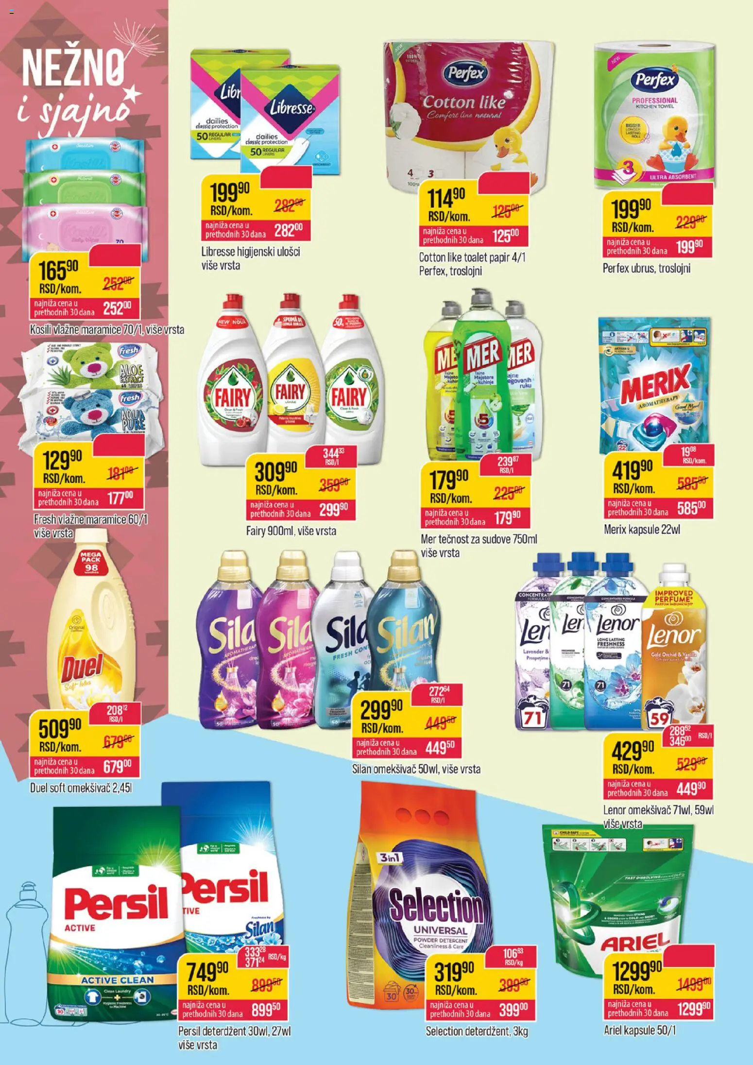 Zlatan Trag katalog - važi od 09.09.2026 | Strana: 10 | Proizvode: Maramice, Lenor, Kapsule, Ulošci