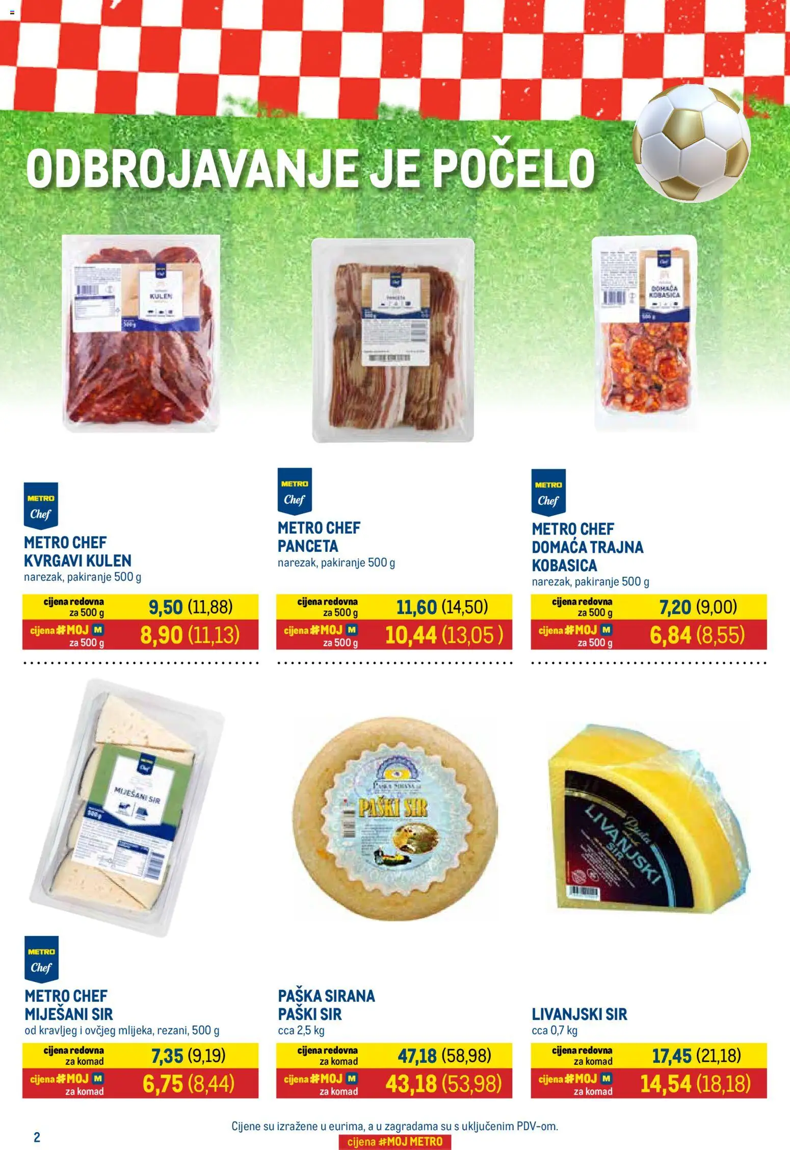 Metro katalog | vrijedi od 01.07.2026 | Stranica: 2 | Proizvodi: Sir, Kobasica, Kulen, Panceta