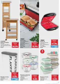 Kaufland - Slavonski Brod - Pregled kataloga iz trgovine Kaufland, vrijedi od 10.06.2026 | Stranica: 27 | Proizvodi: Toster, Kolica