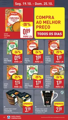 Pré-visualização MARGÃO Curcuma, MARGÃO Curcuma Açafrão das Índias válido de 19/10/2026 | Página: 12 | Produtos: Curcuma, Tiramisù, Açafrão, Alho